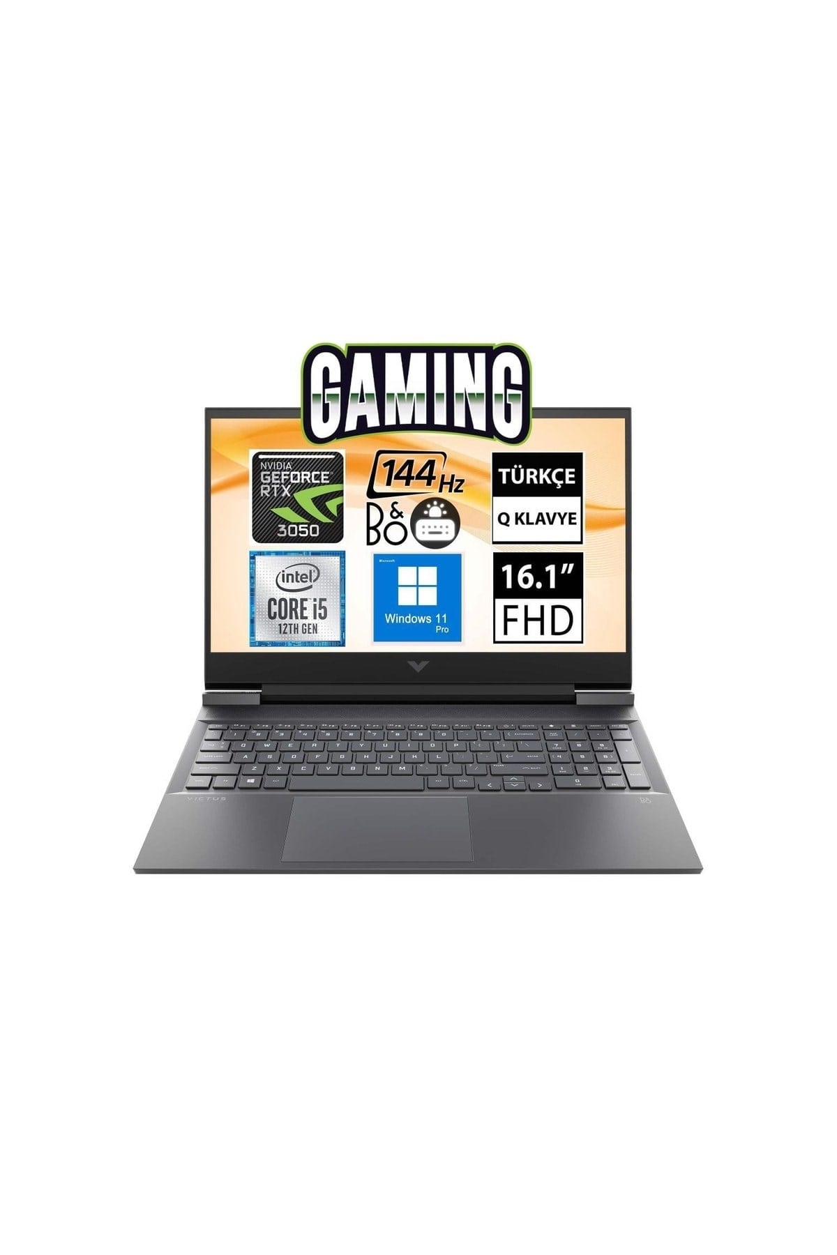 Victus 16-d1048nt 68p33ea10 I5-12500h 16gb 512ssd Rtx3050 16.1