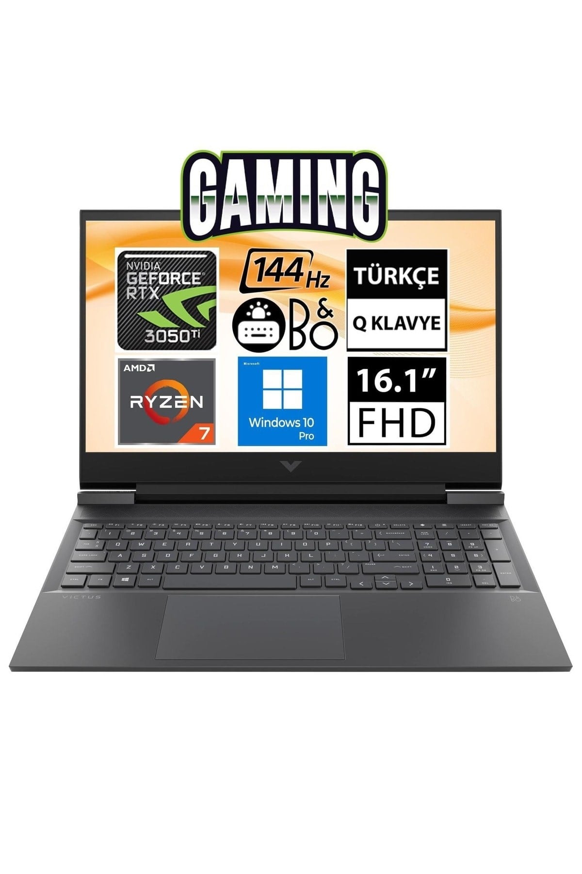 Victus 16-e1007nt 68s23ea14 Ryzen7 6800h 32gb 512ssd Rtx3050ti 16.1