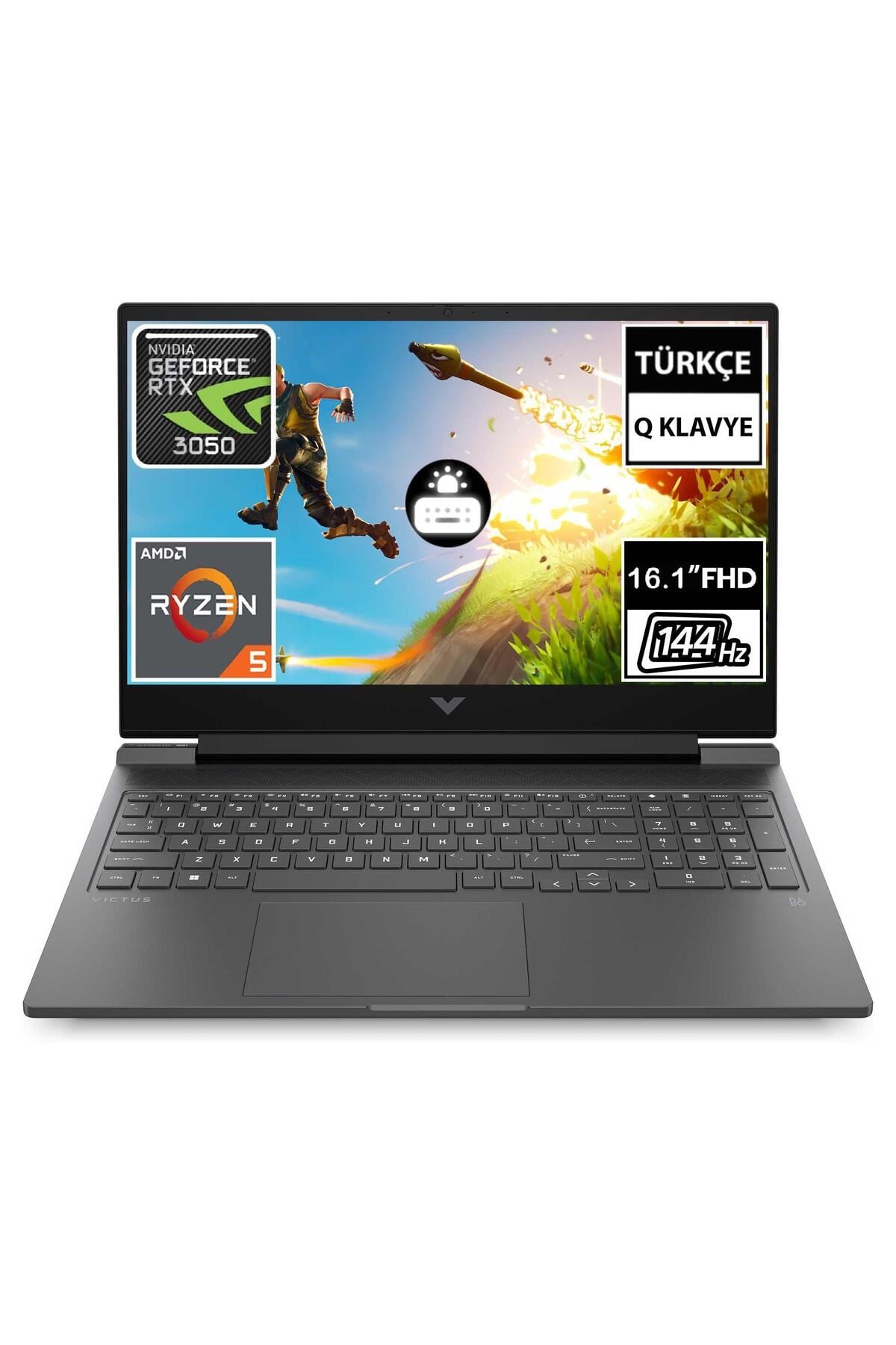 Victus 16-S0067NT 8V8A1EA03 Ryzen5 7640HS 32GB 512SSD RTX3050 16.1