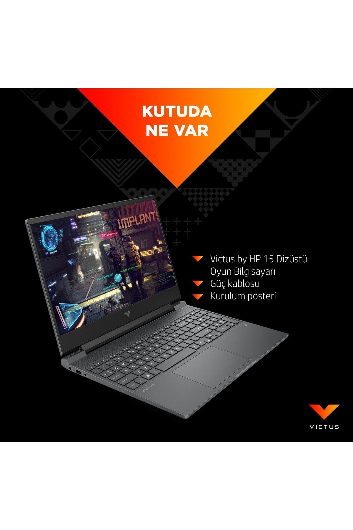 Victus AMD Ryzen 5-8645HS 16GB 512GB RTX3050 6GB Freedos 15.6
