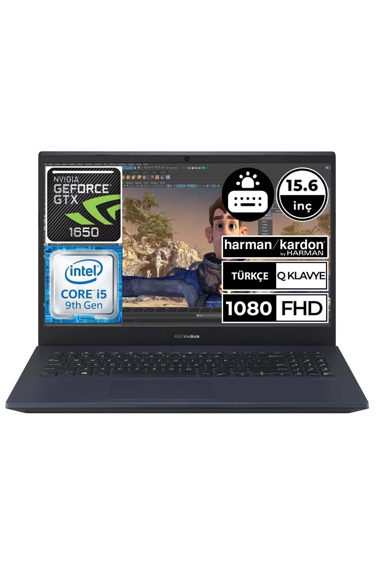 Vivobook 15 X571gt-hn1012a8 I5-9300h 24gb 512ssd Gtx1650 15.6