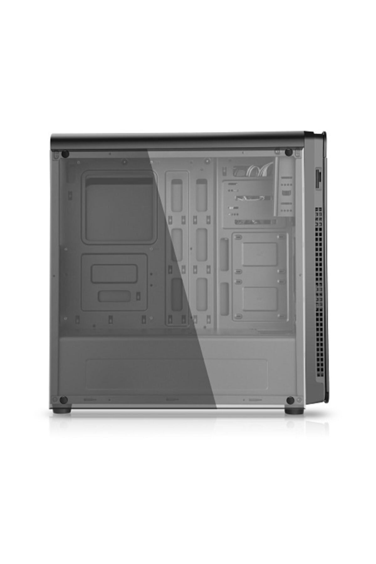 VK-G1030RGB Power USB 3.0 Tempered Glass Pencereli RGB Fanlı Gaming Kasa (PSU Yok)