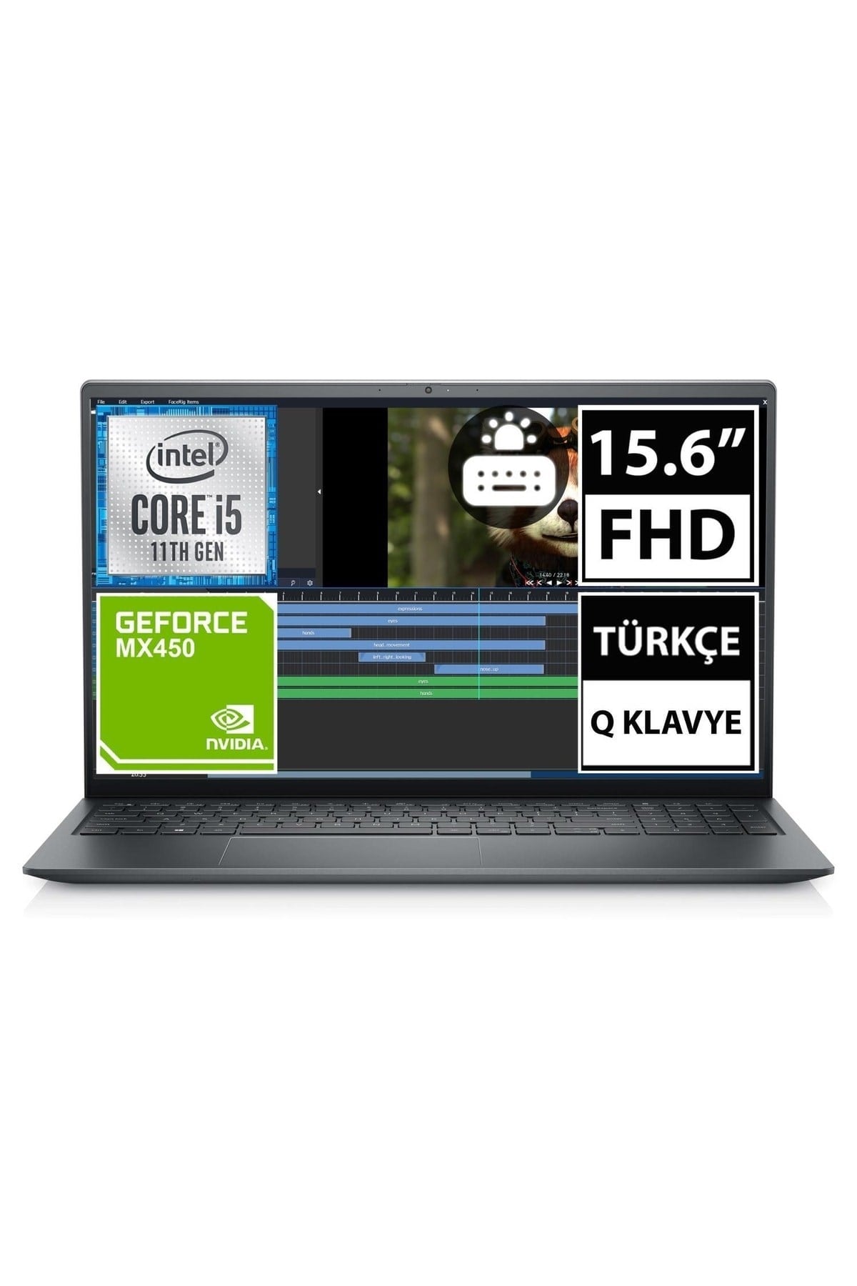 Vostro 5510 N4006cvn5510u09 I5-11320h 16gb 512ssd+1tbssd Mx450 15.6