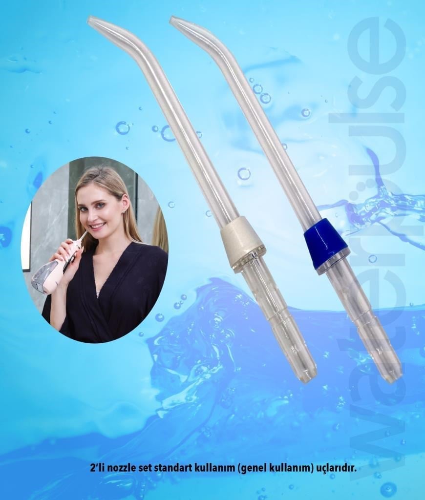 Waterpulse Tüm Modellere Uyumlu Standart 2'li Yedek Uç