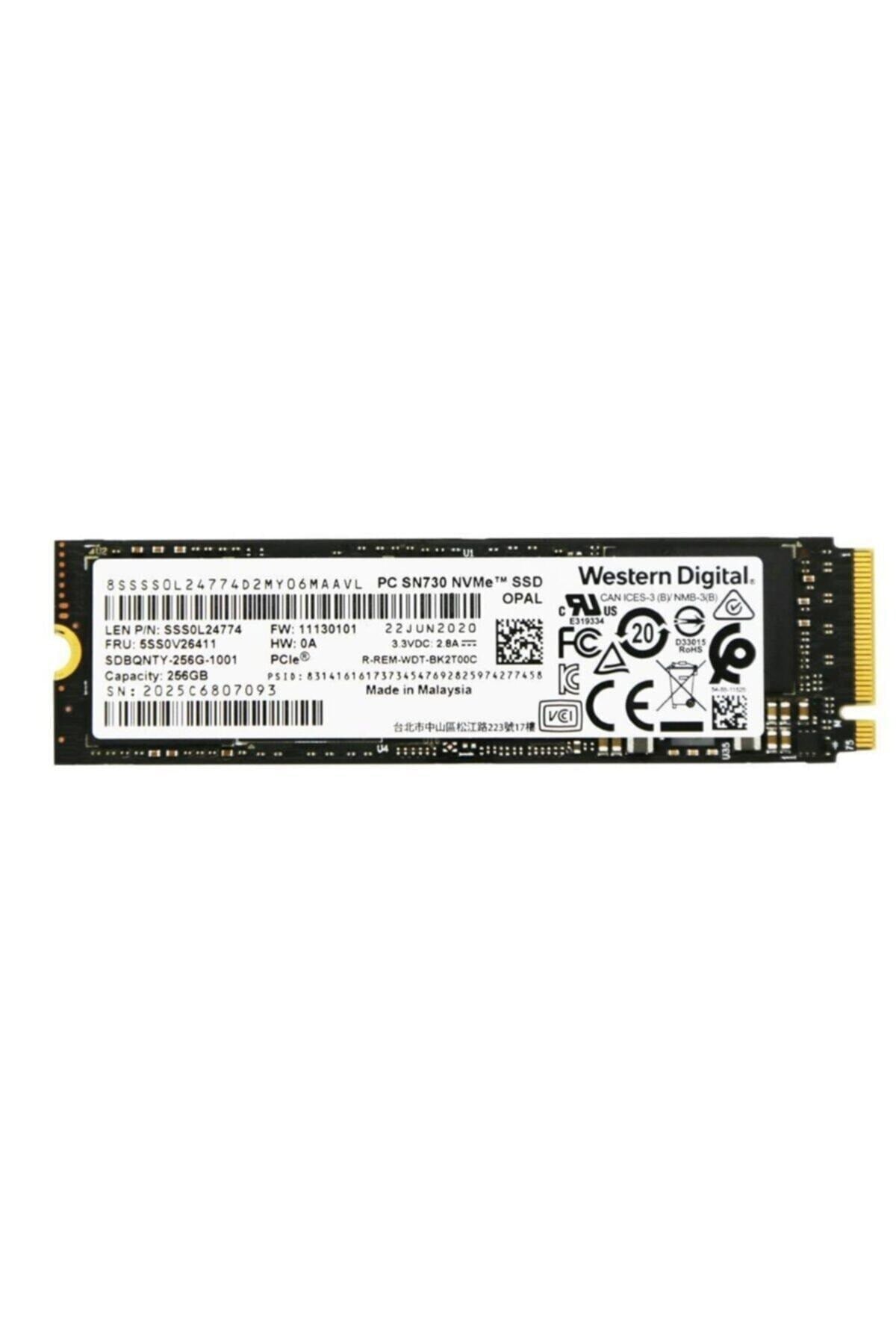 Wd 256gb 2000mb-1000mb/s M.2 Nvme Oem Ssd Sdbqnty-256gb-1001