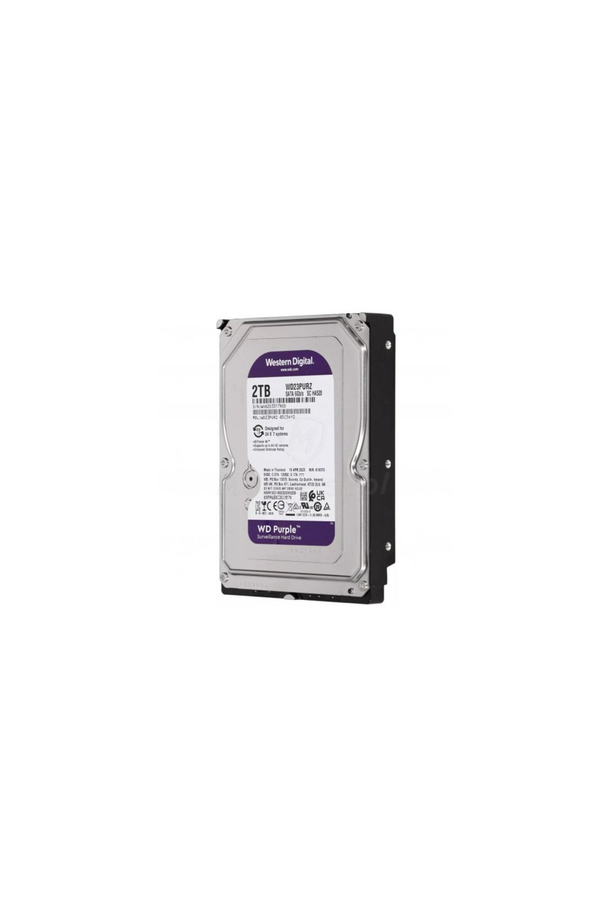 WD Purple 2TB 5400Rpm 64MB -WD23PURZ