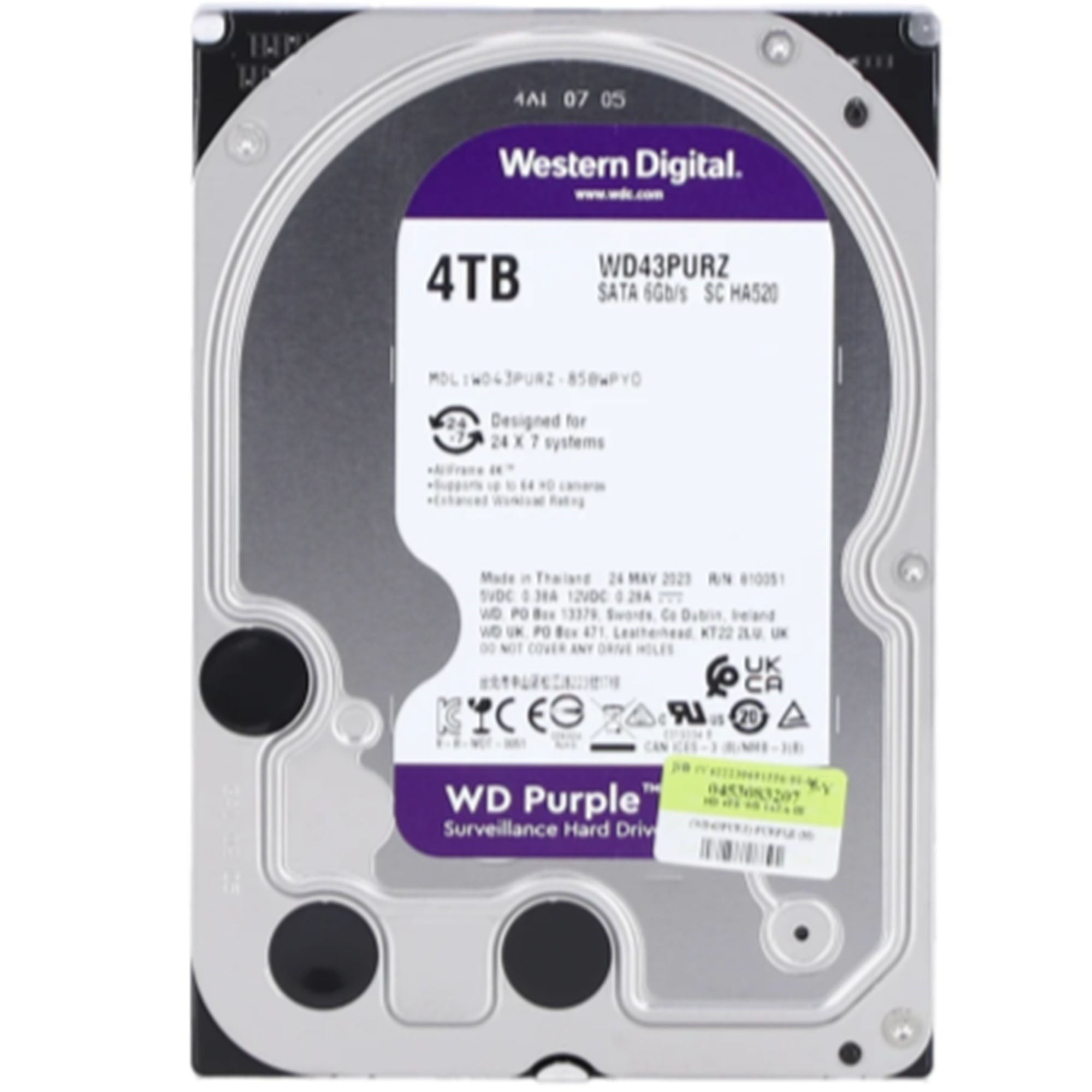 WESTERN DIGITAL WD43PURZ PURPLE 3.5