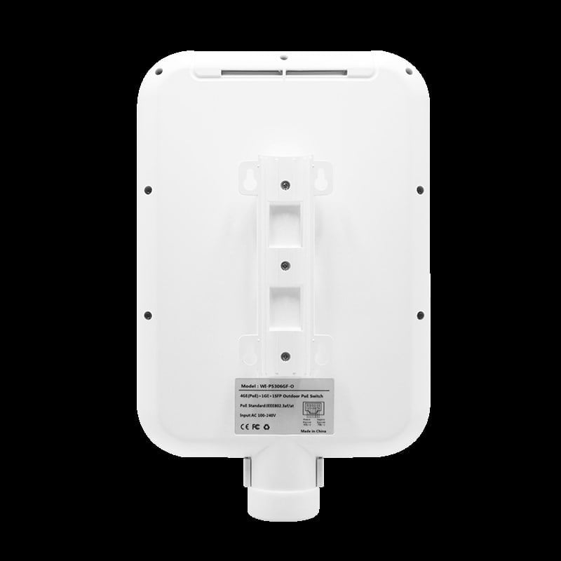 Wi-Tek WI-PS306GF-O 6 Port Gbit 4 Port PoE 56W 1xGbit+1xSFP Uplink Outdoor Yönetilemez Switch