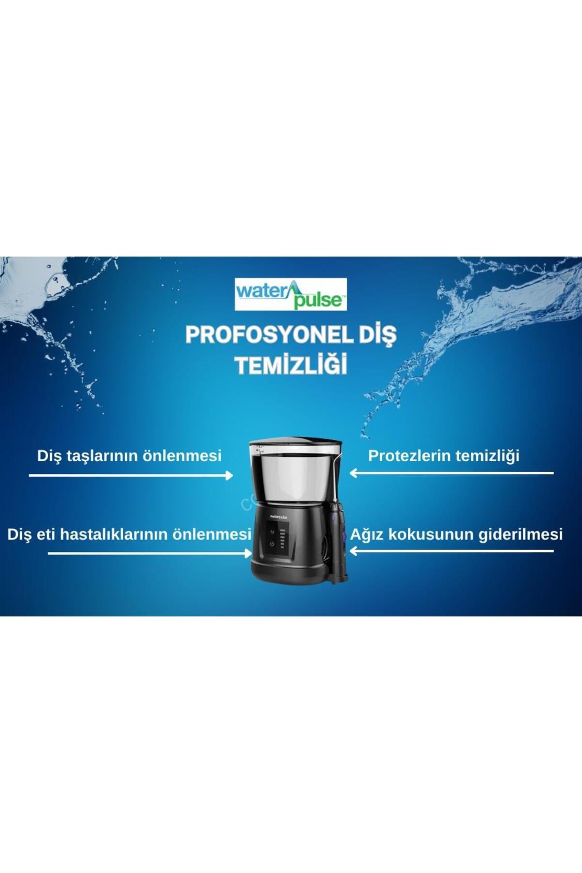 Wp-v700plus-w Water Flosser Profesyonel, Masajlı, 1000ml Diş/protez Bakım Ve Ağız Duşu Si