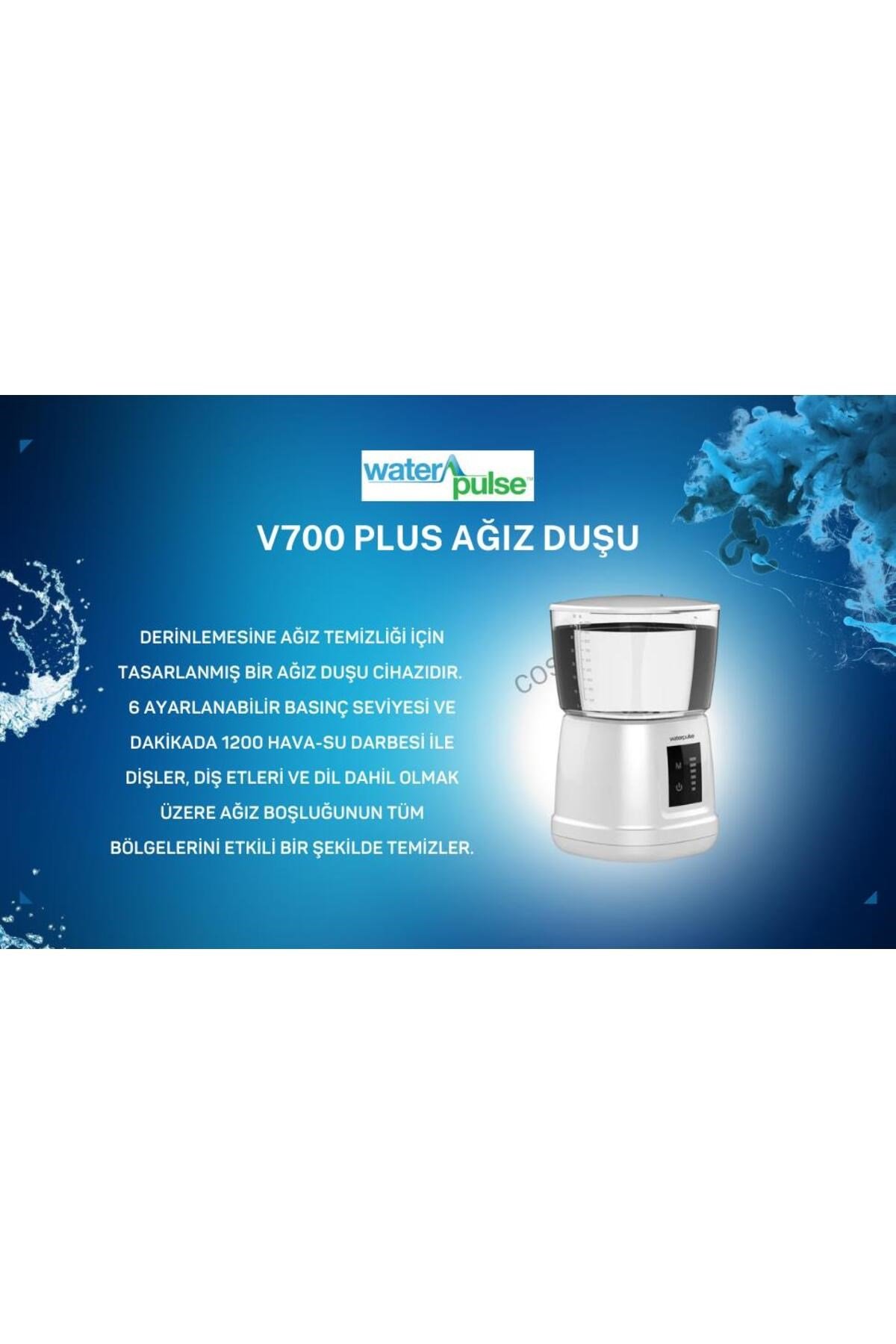 Wp-v700plus-w Water Flosser Profesyonel, Masajlı, 1000ml Diş/protez Bakım Ve Ağız Duşu Be