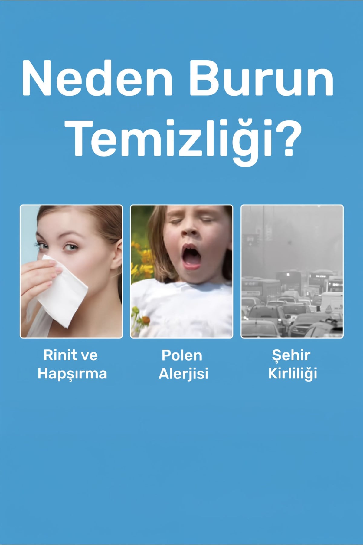 YT-300 Profesyonel Burun Temizleme Taşınabilir Nazal Bakım Burun Duşu Pembe