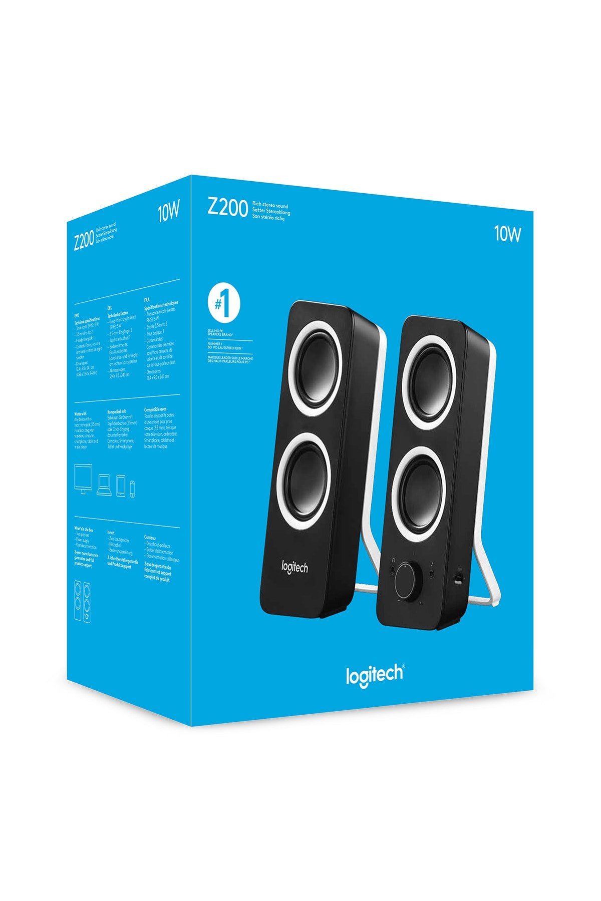 Z207 10 Watt 2.0 Bluetooth Hoparlör - Siyah