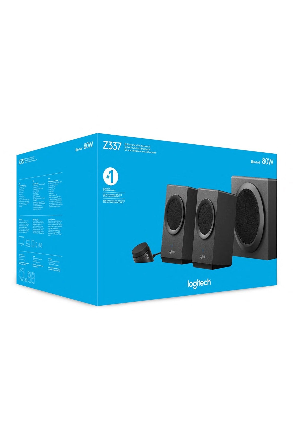 Z337 80 Watt 2+1 Multimedya Bluetooth Hoparlör - Siyah