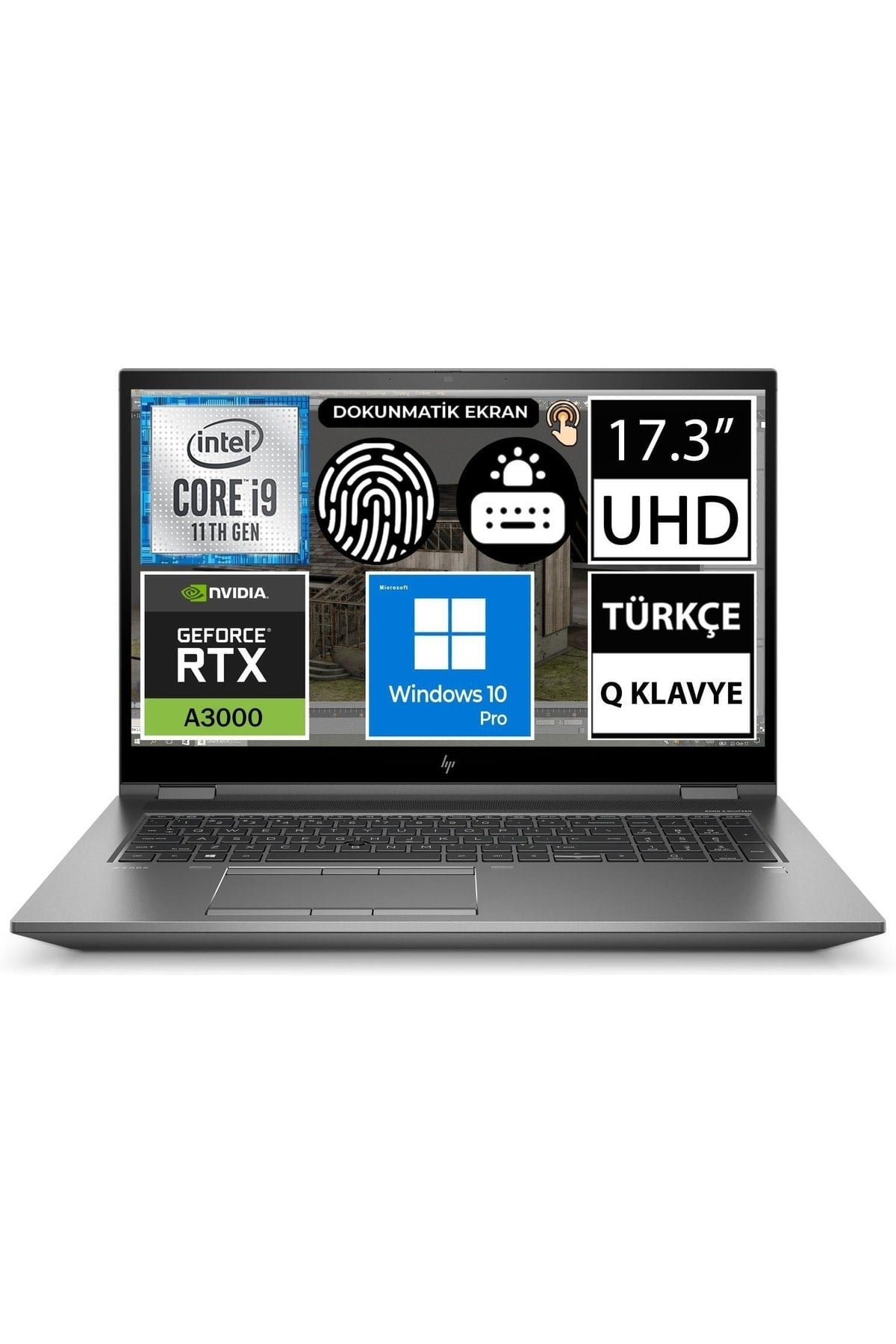 Zbook Fury 17 G8 4a6b6ea01 I9-11950h 32gb 1tbssd+1tbssd A3000 17.3