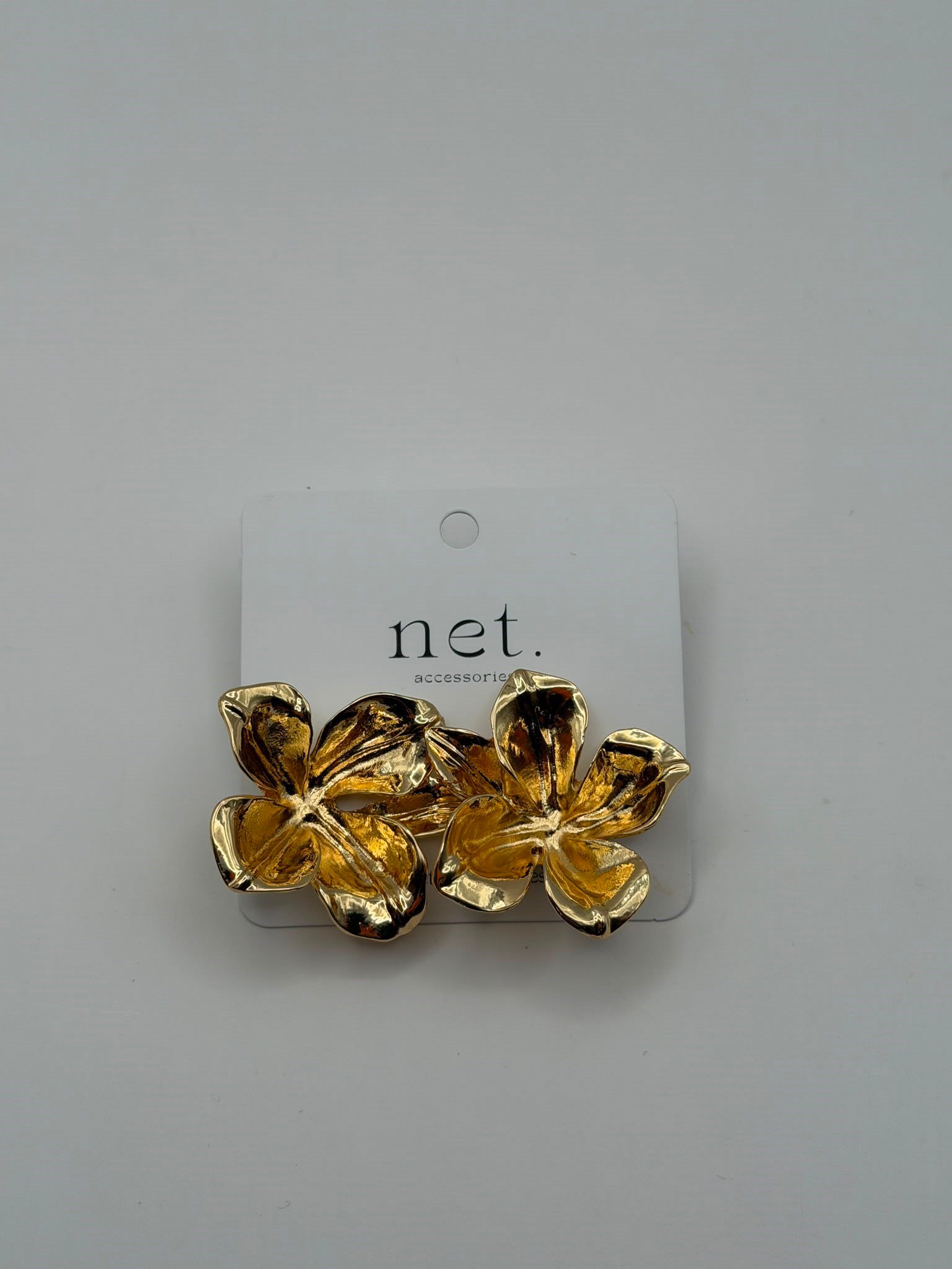 GOLD ÇİÇEK KÜPE 