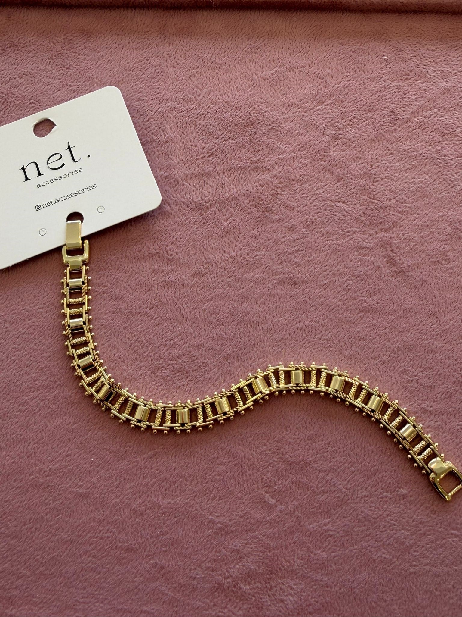 ÖZEL SERİ HASIR 14K GÖRÜNÜM BİLEKLİK