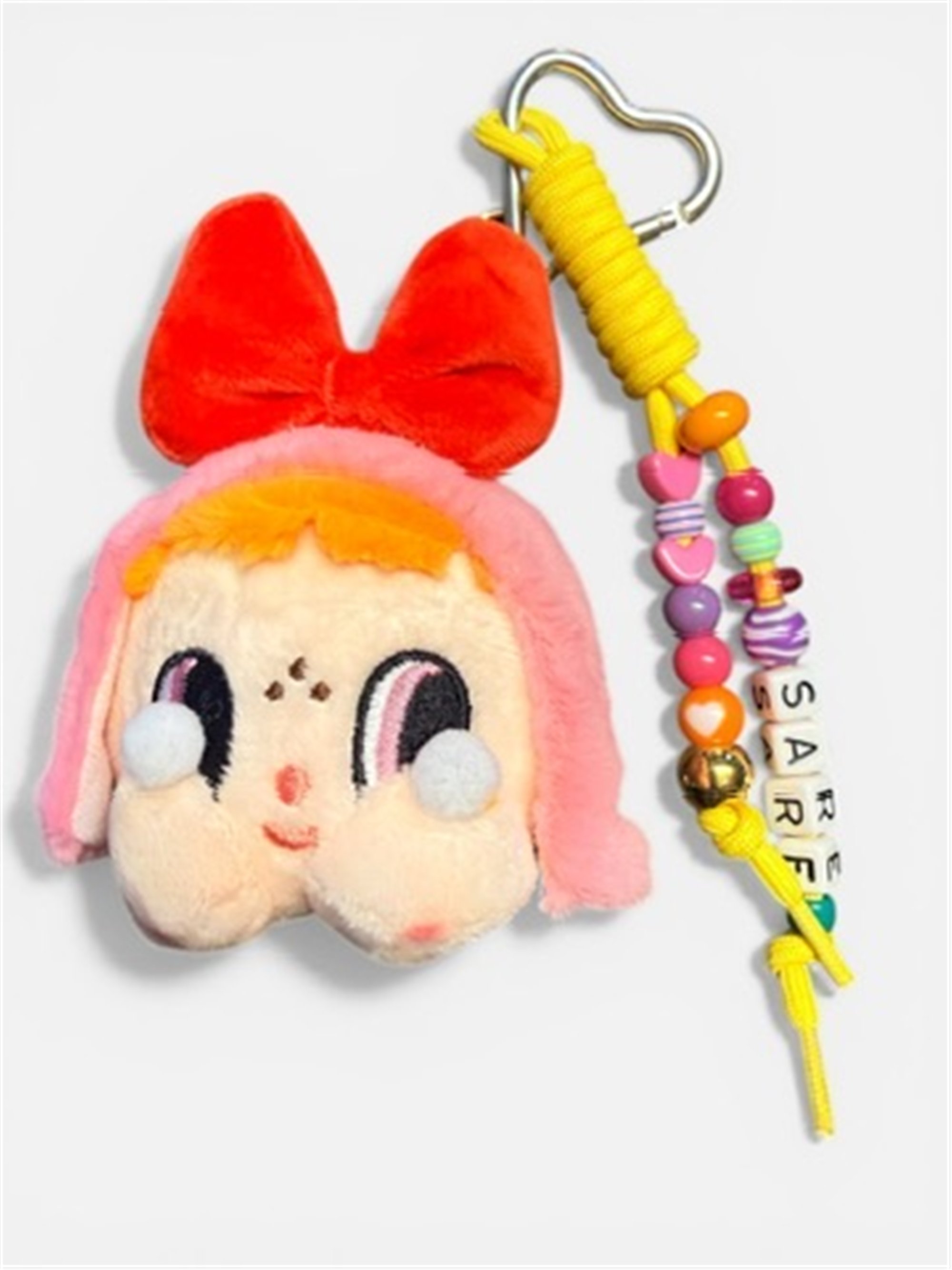 Cry Baby Pembe Charm | Telefon ve Çanta Süsü, Sevimli Anahtarlık Aksesuarı