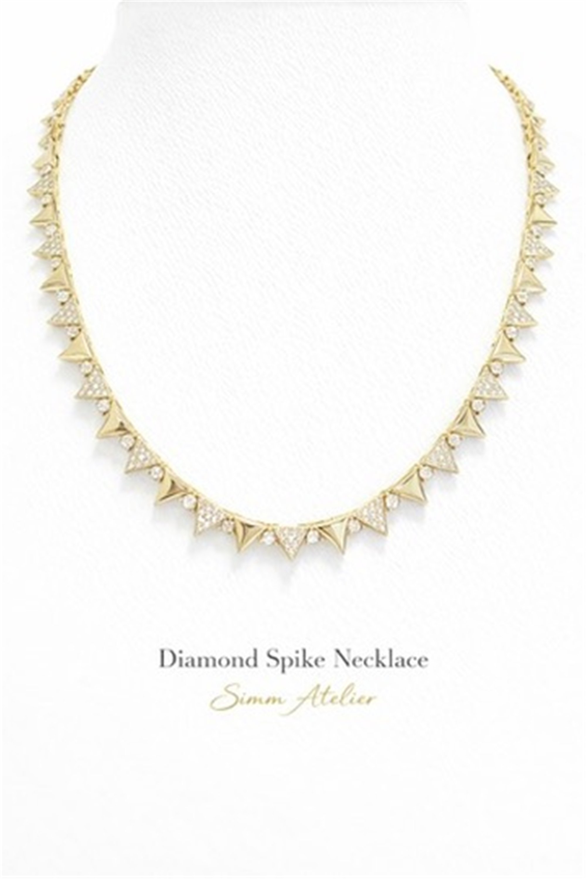 Diamondspike Kolye | Şık El Yapımı Bijuteri Kadın Kolyesi
