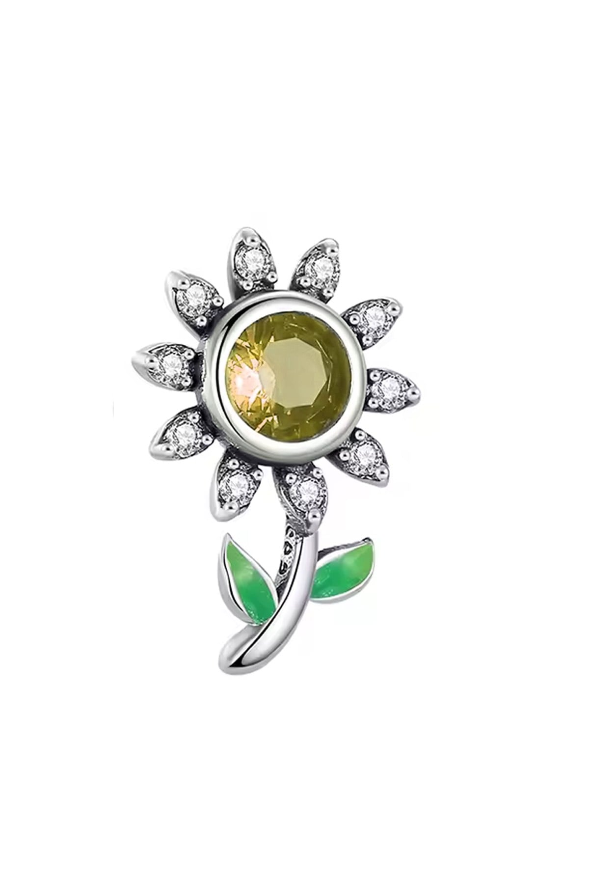 Ay Çiçeği Halka Charm