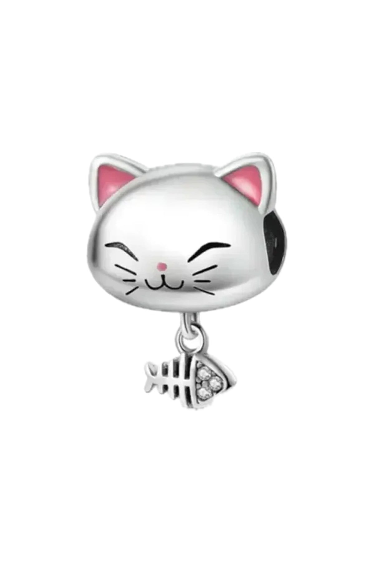 Fubena Kedi ve Kılçık Sallantılı Charm