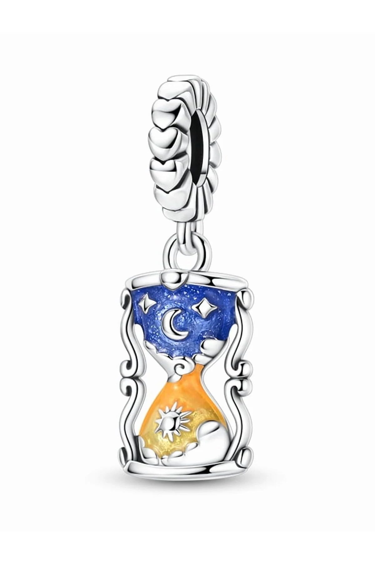 Gece Gündüz Akan Kum Saati Sallantılı Charm