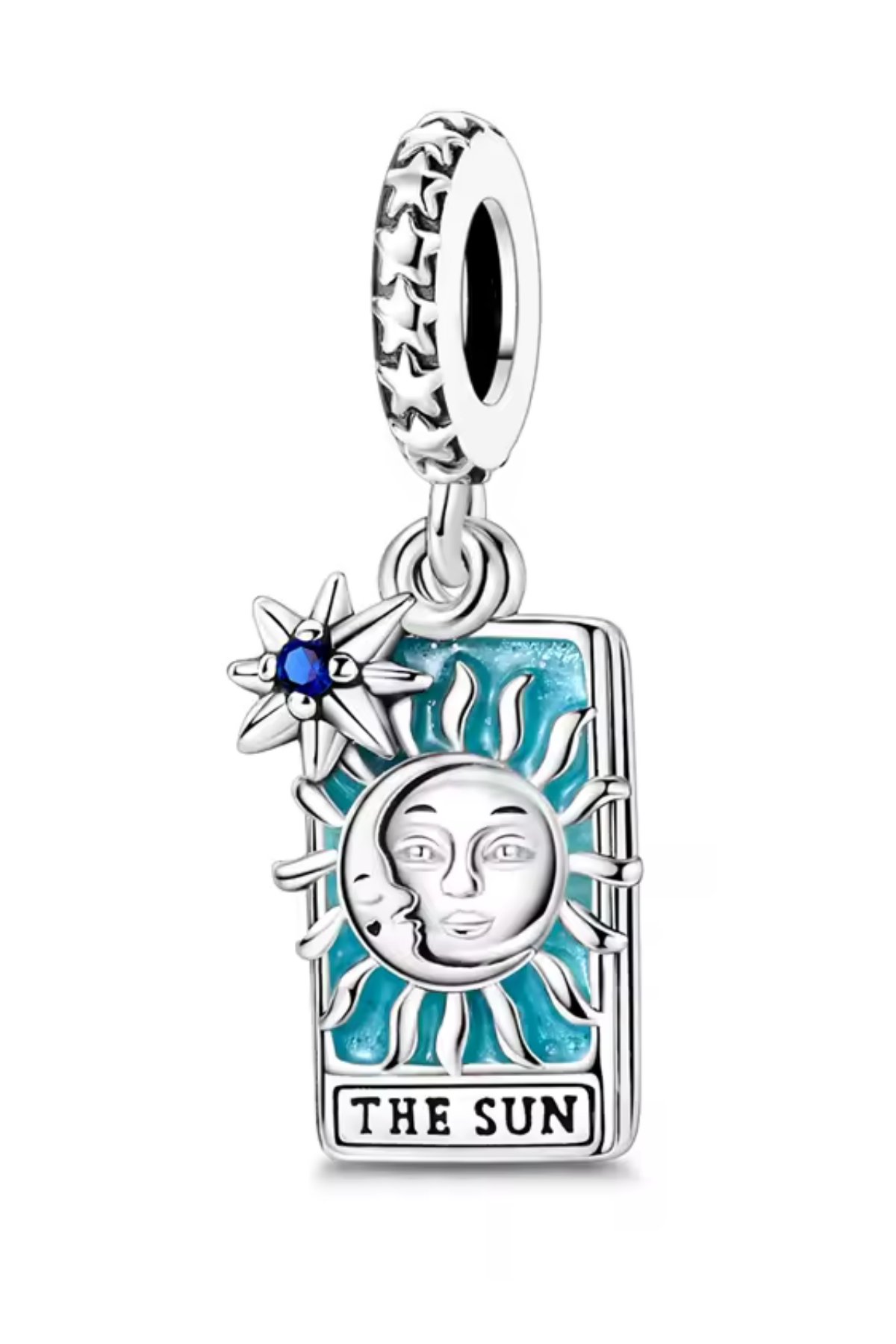 Güneş Tarot Kartı Sallantılı Charm