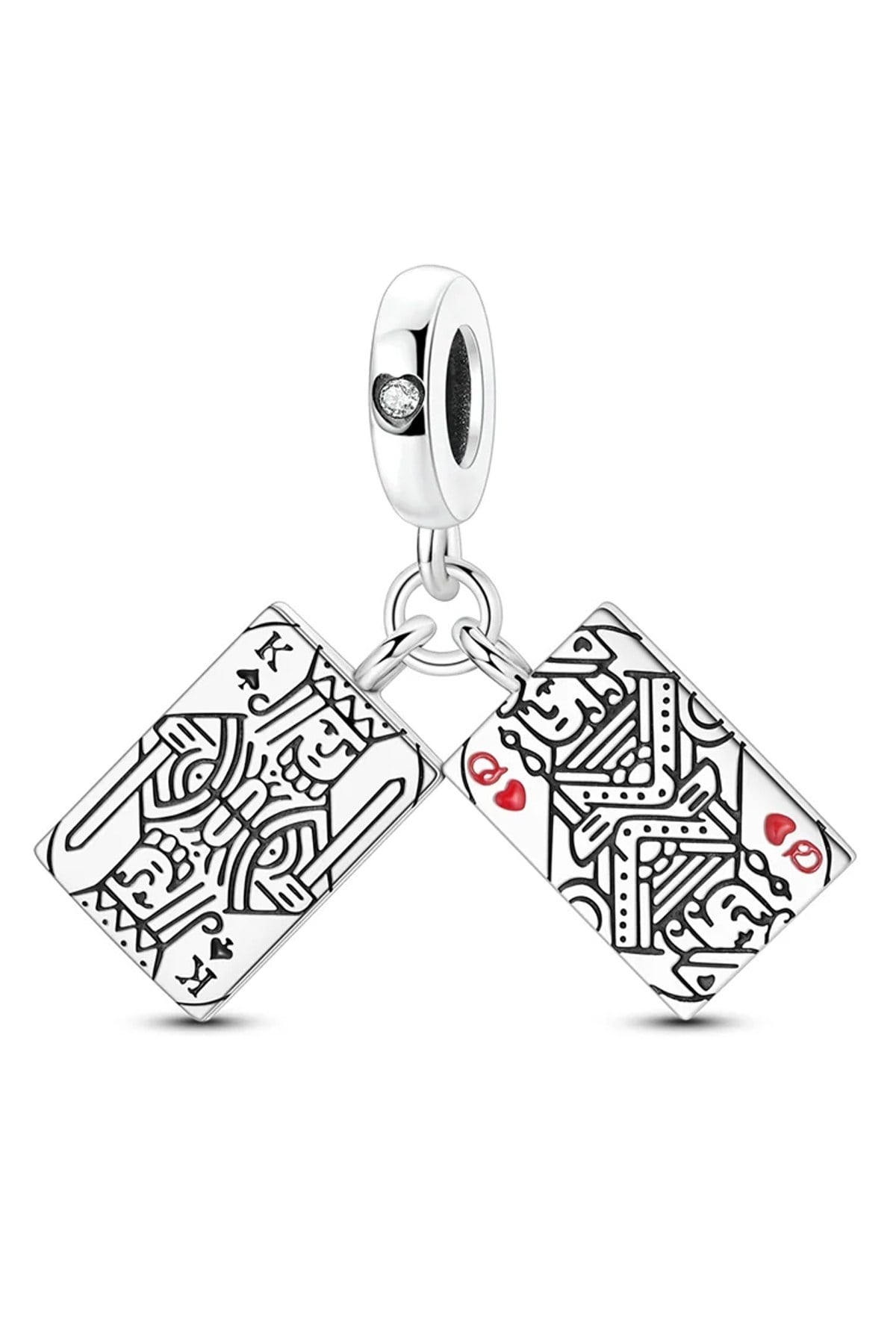 Kupa Kız ve Maça Papaz Sallantılı Charm