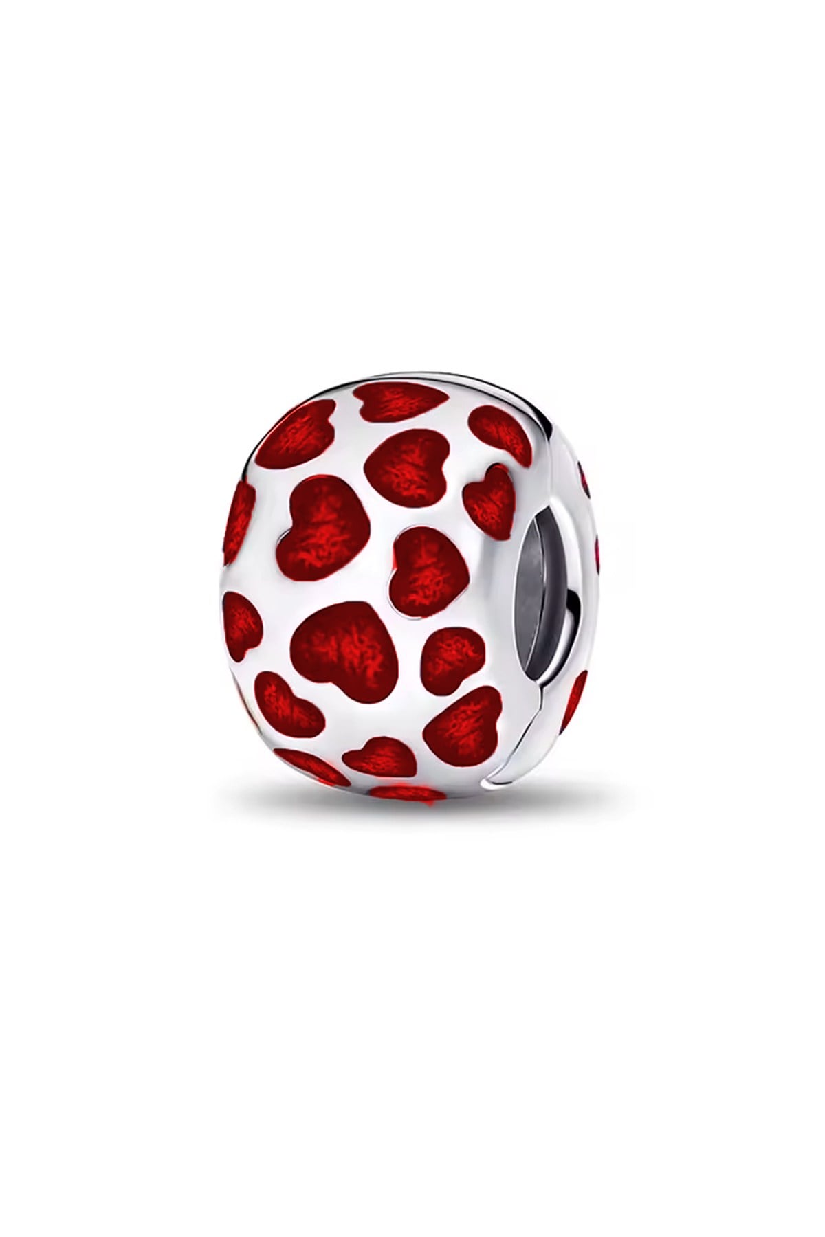 Mini Kalpli Klips Charm