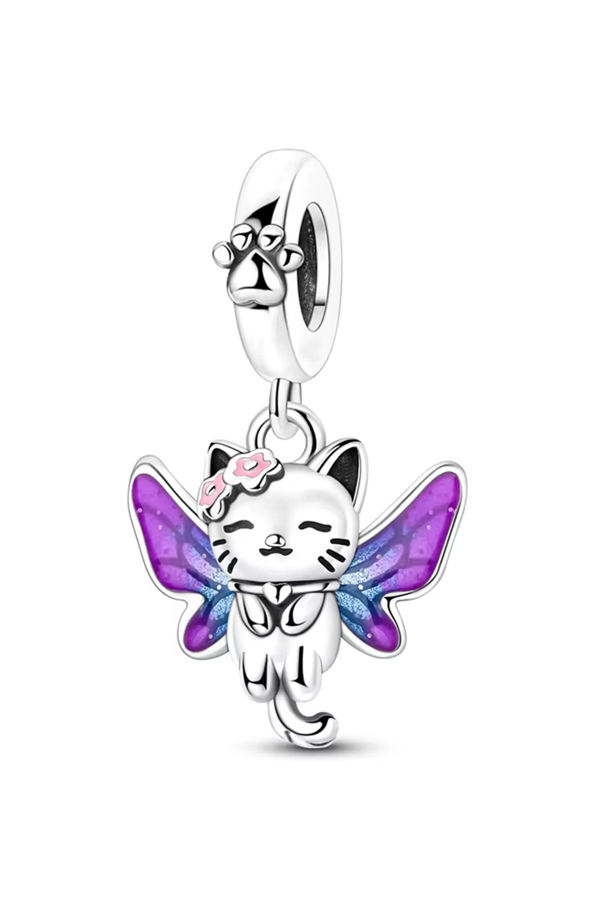 Miniş Kelebek Kedim Sallantılı Charm