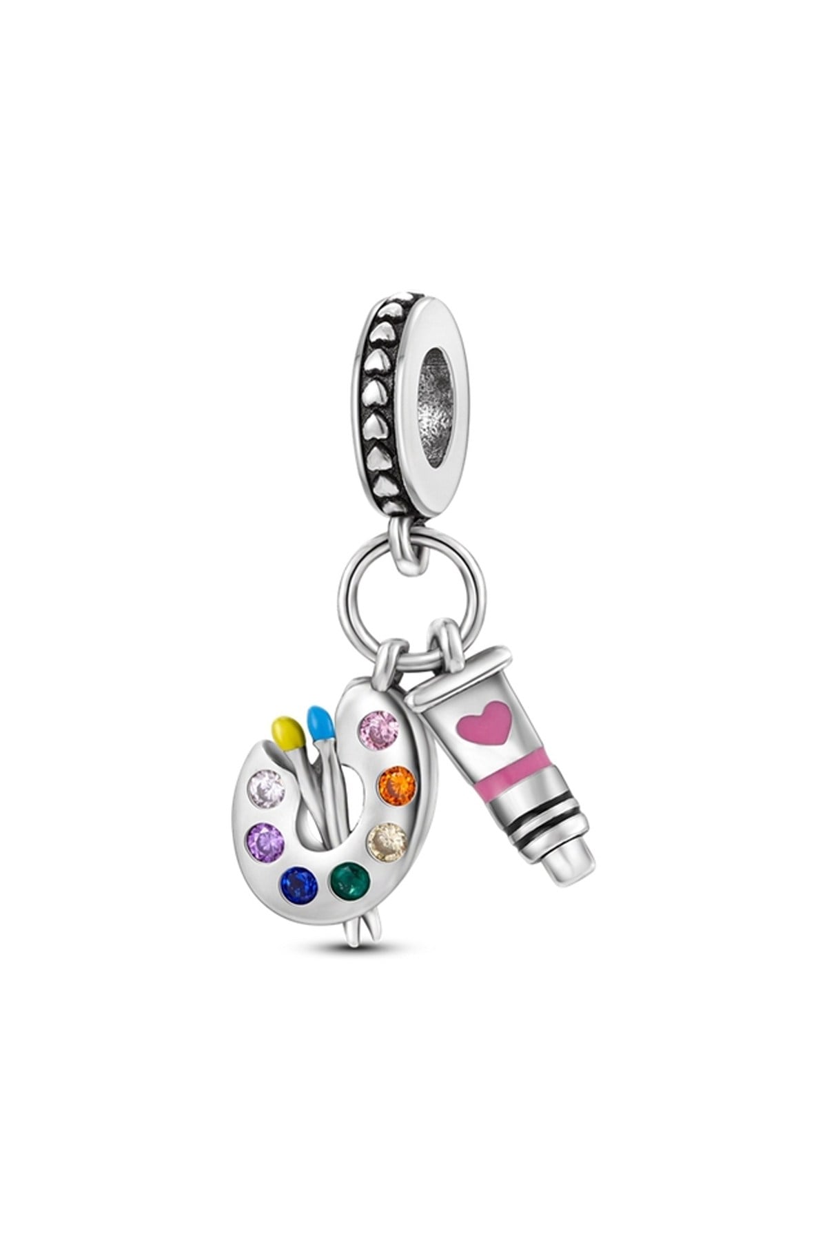 Palet ve Boya Sallantılı Charm