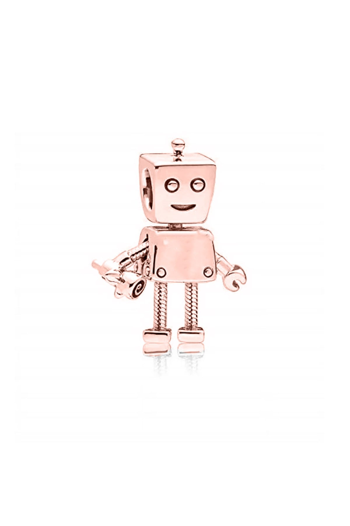 Rose Erkek Robot Charm