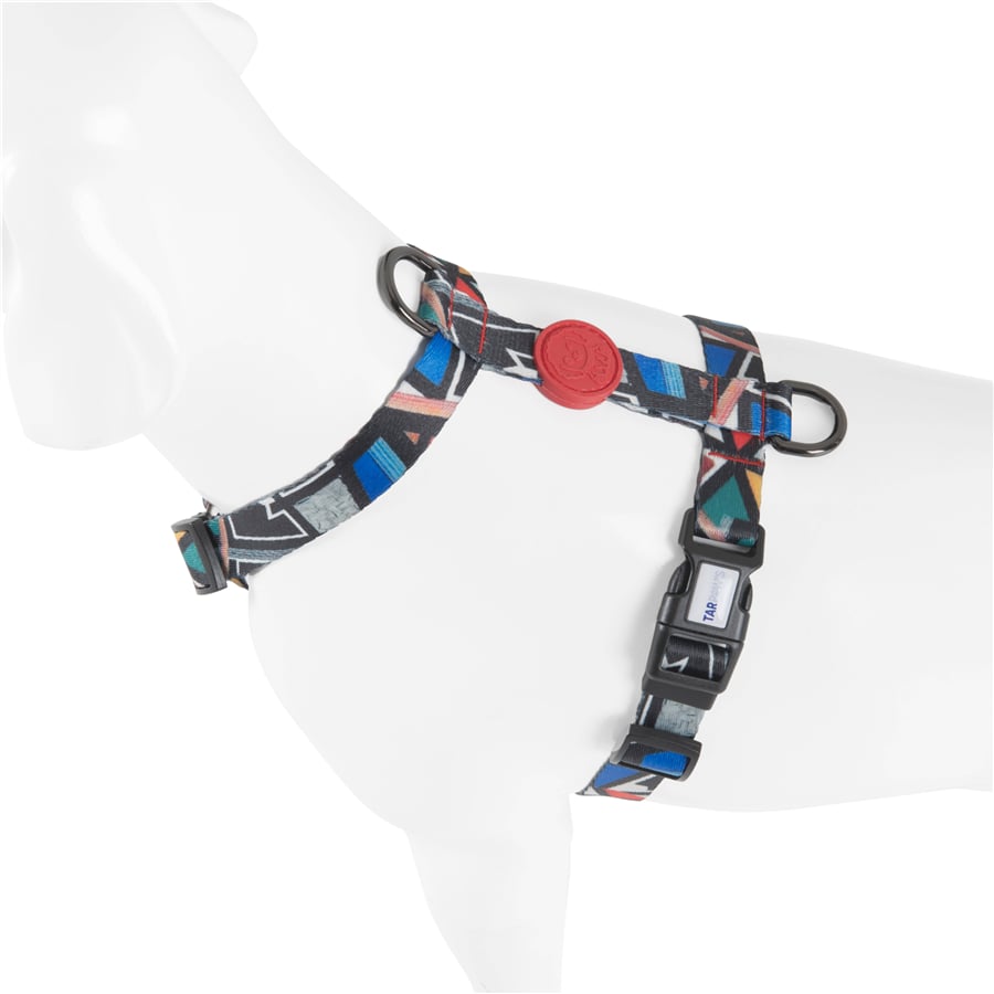 Abstract H Tipi Göğüs Tasması Kırmızı