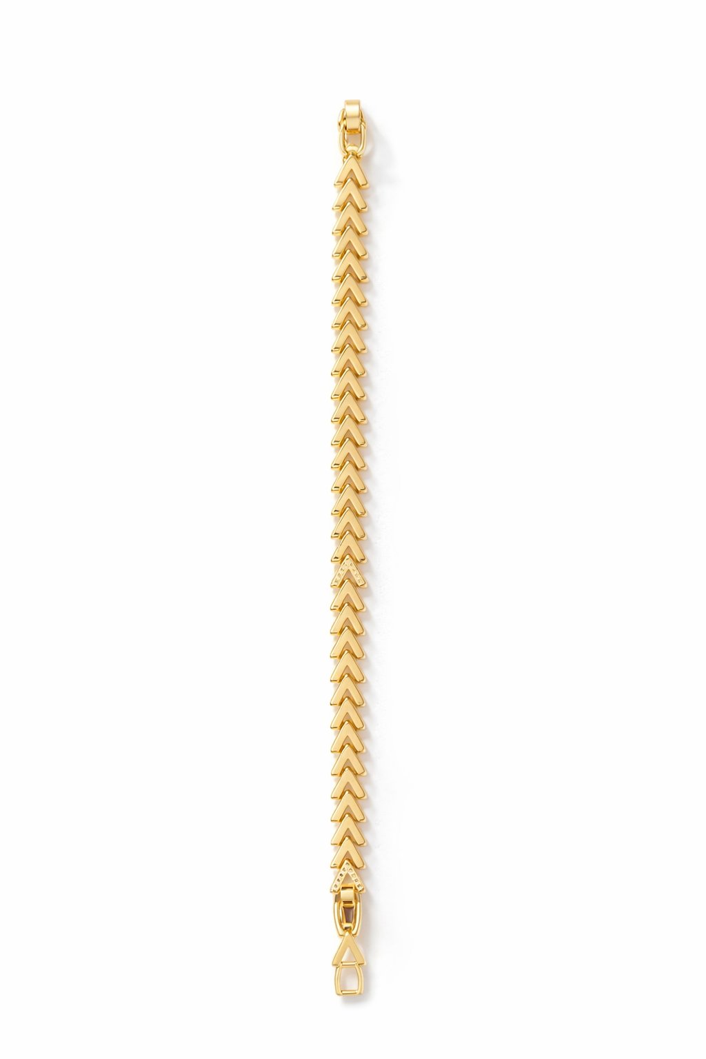 Muben Signature Arrow Duo Zirkon Taşlı Kadın Bileklik 14 K K