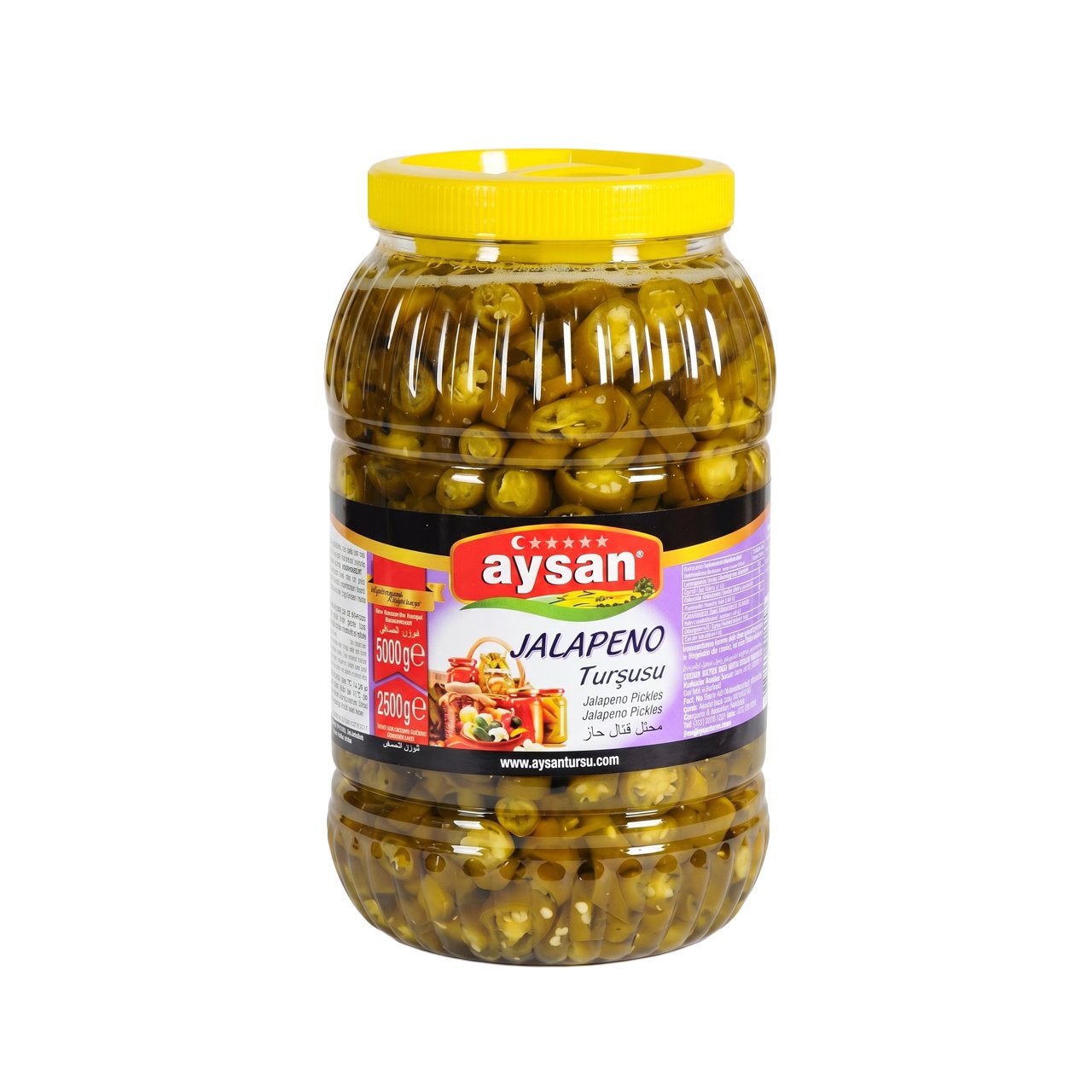 AYSAN JALAPONE TURSU 5 KG SÜZME 2,5 KG PET*2 - AYSAN - EDT0116 - EDT İstanbul