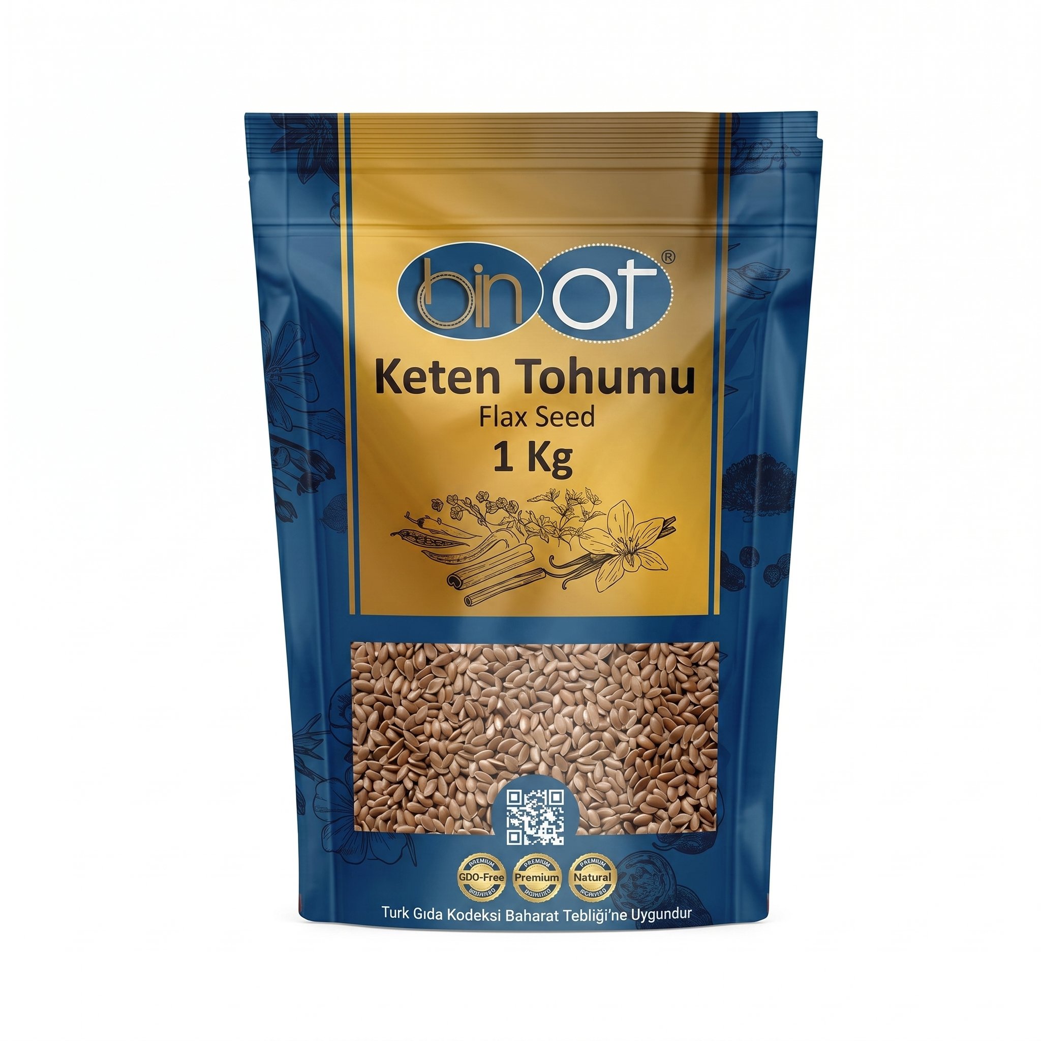 BİNOT KETEN TOHUMU 1000 GR - BİNOT - EDT0259 - EDT İstanbul