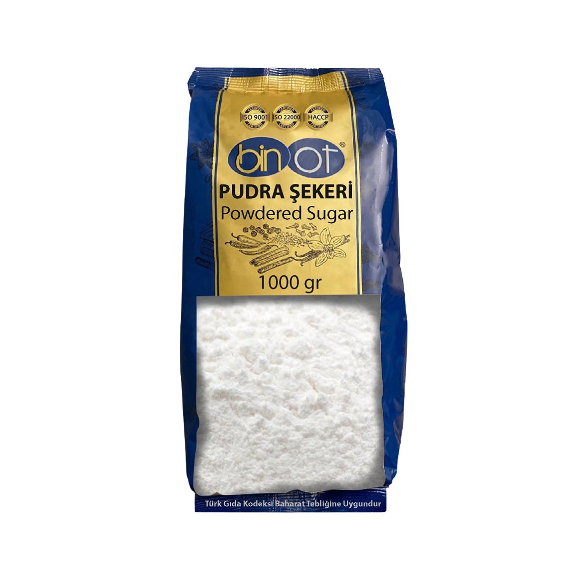 BİNOT PUDRA ŞEKERİ 1 KG - BİNOT - EDT1169 - EDT İstanbul