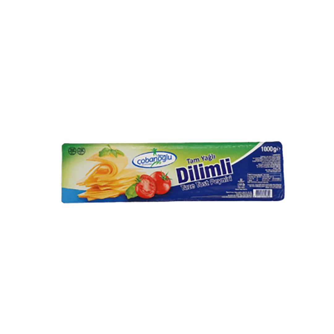 ÇOBANOĞLU KAŞAR PEYNİRİ 1000 GR DİLİMLİ*6 - ÇOBANOĞLU - EDT0477 - EDT İstanbul