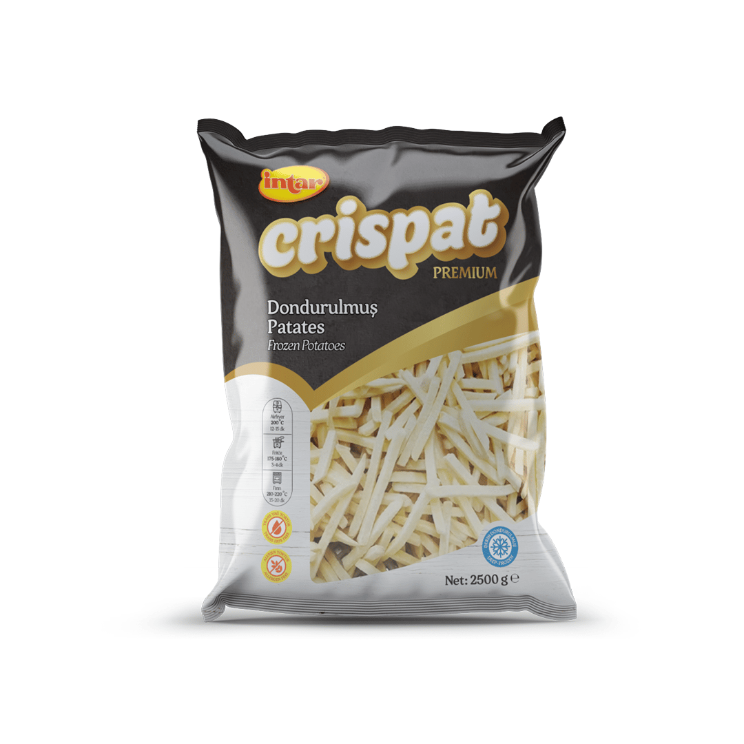 CRİSPAT PREM. DONUK PATATES 9*18 (2,5 KG*5)12,5 KG - CRİSPAT PREM. - EDT4113 - EDT İstanbul