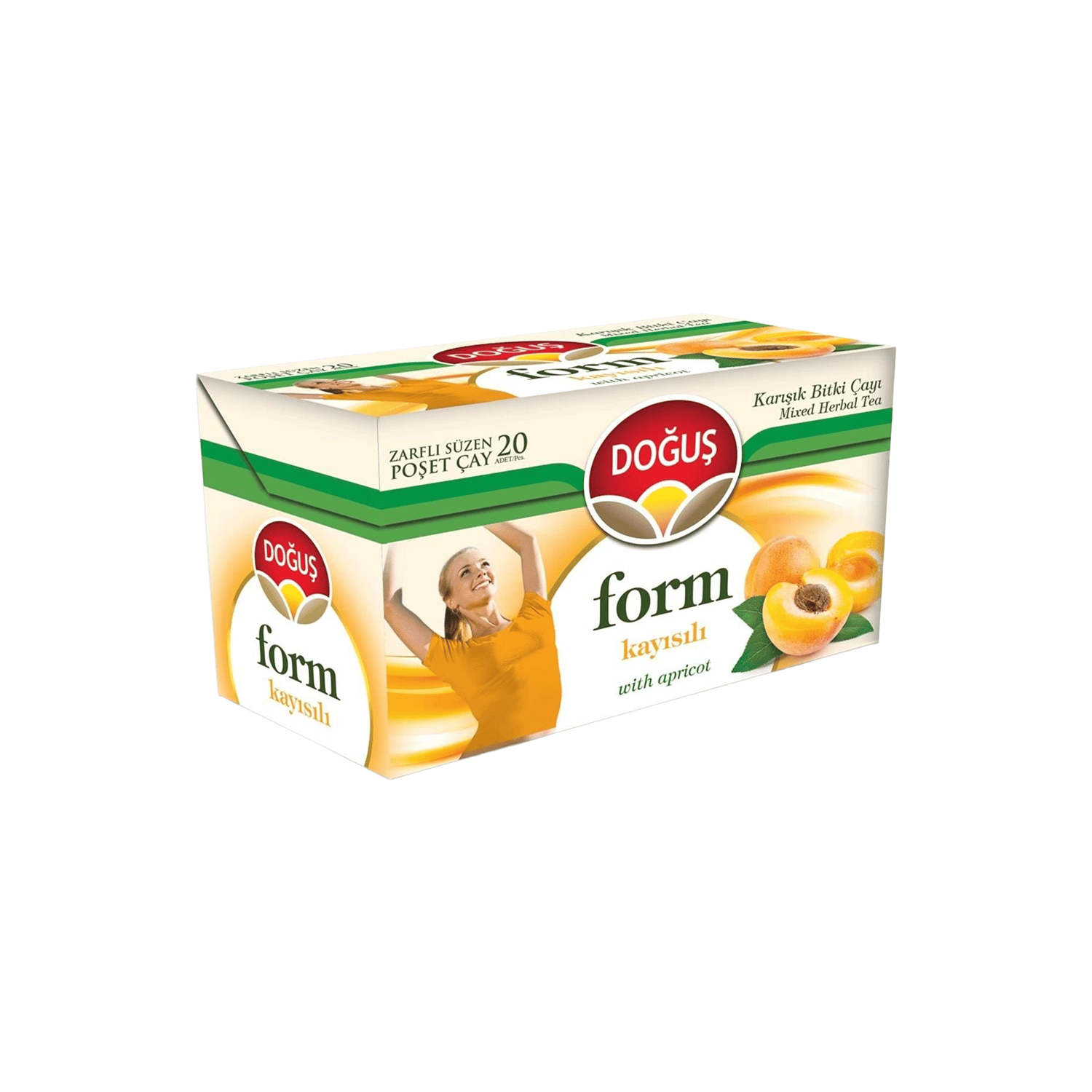 DOĞUŞ BİTKİ KAYISILI FORM ÇAYI 1,8 GR 20*12 - DOĞUŞ - EDT2831 - EDT İstanbul