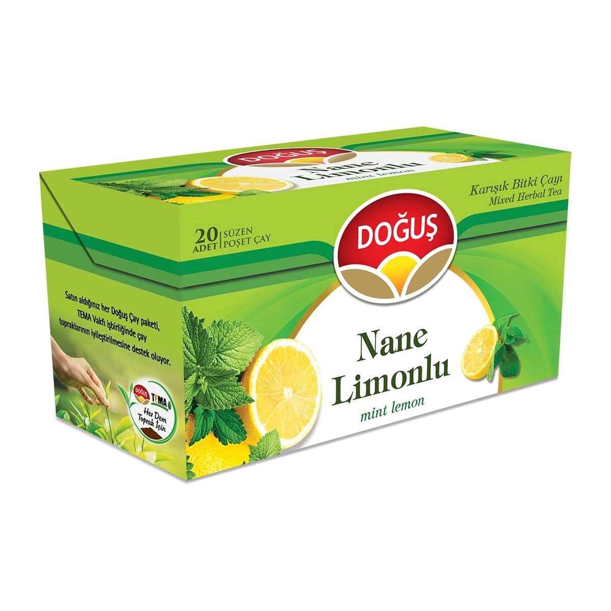 DOĞUŞ BİTKİ  NANE LİMONLU 1,6 GR 20*12 - DOĞUŞ - EDT0536 - EDT İstanbul