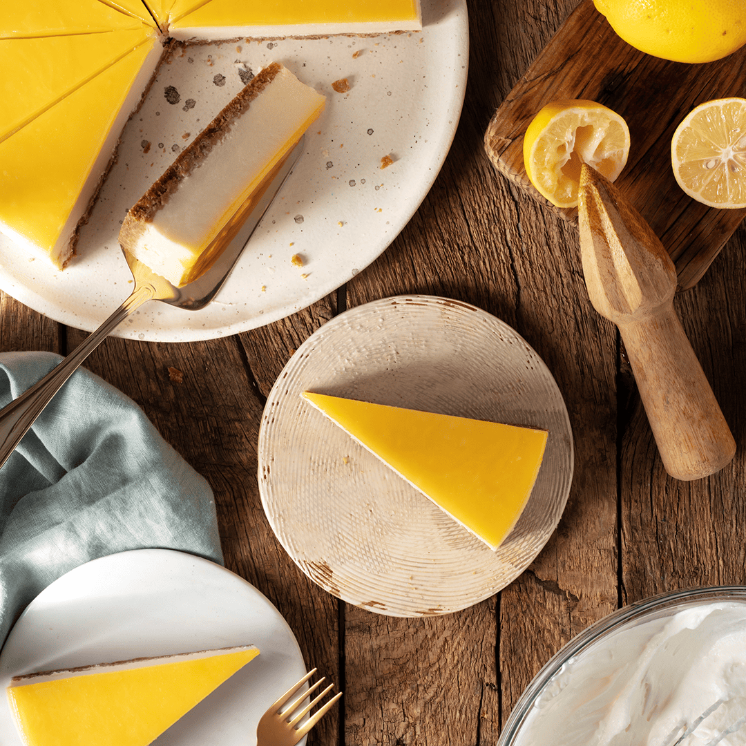 Donuk Rella Cake Limonlu Cheesecake 1920 g - 12 Dilim - EDTİstanbul - EDT100112 - EDT İstanbul