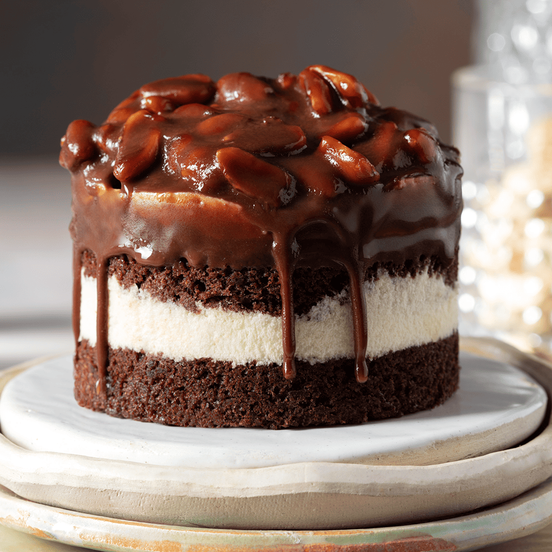 Donuk Rella Cake Yer Fıstıklı Karamelli Pasta 1620 g - 9 Dilim - EDTİstanbul - EDT100126 - EDT İstanbul