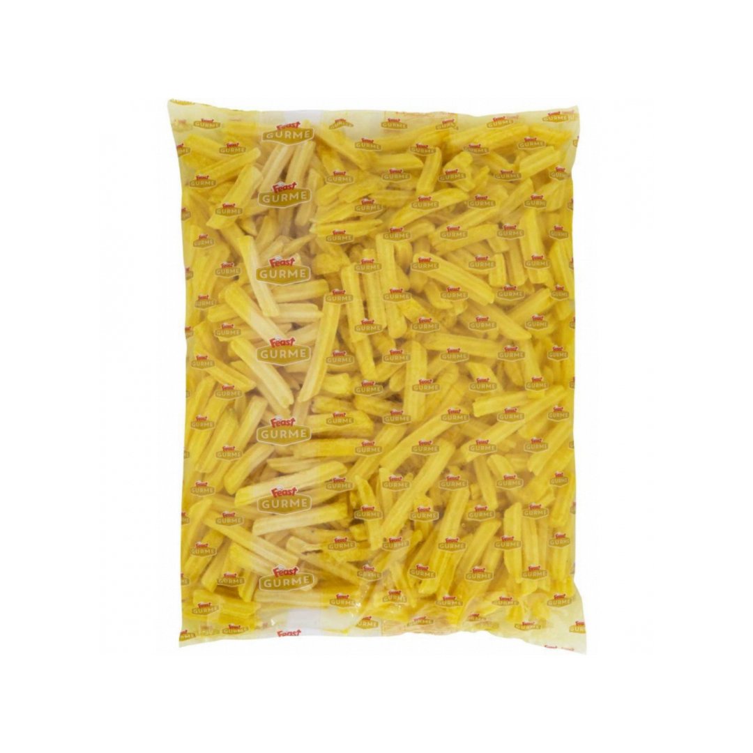 FEAST DONUK PATATES 10*20 TIRTIKLI (6*2,5 KG ) - FEAST - EDT2672 - EDT İstanbul