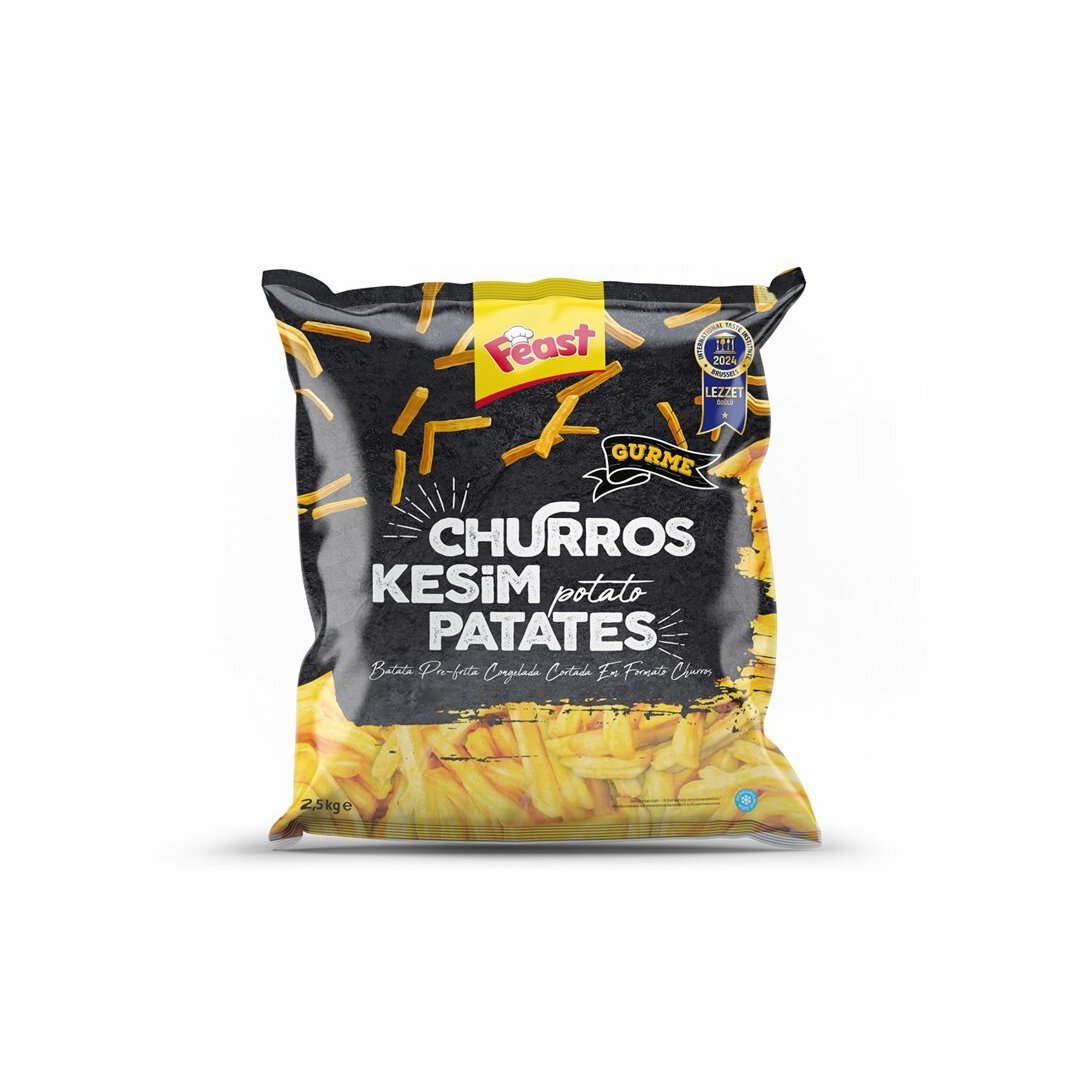 FEAST GURME CHURROS KESİM PATATES 6*2,5 KG - FEAST - EDT2260 - EDT İstanbul