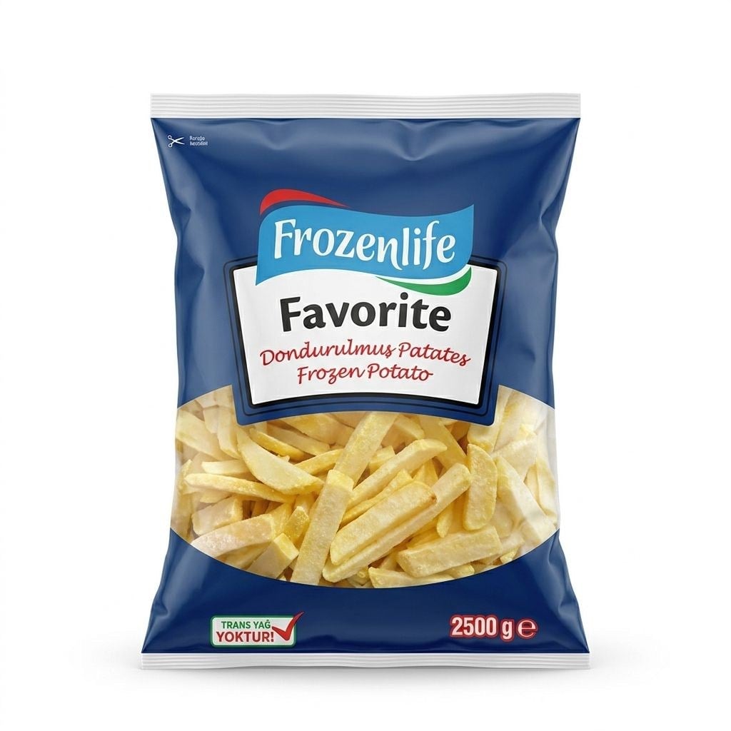 FROZENLİFE FAVORITE PATATES 9*18 (2,5 KG) - FROZENLİFE - EDT4504 - EDT İstanbul