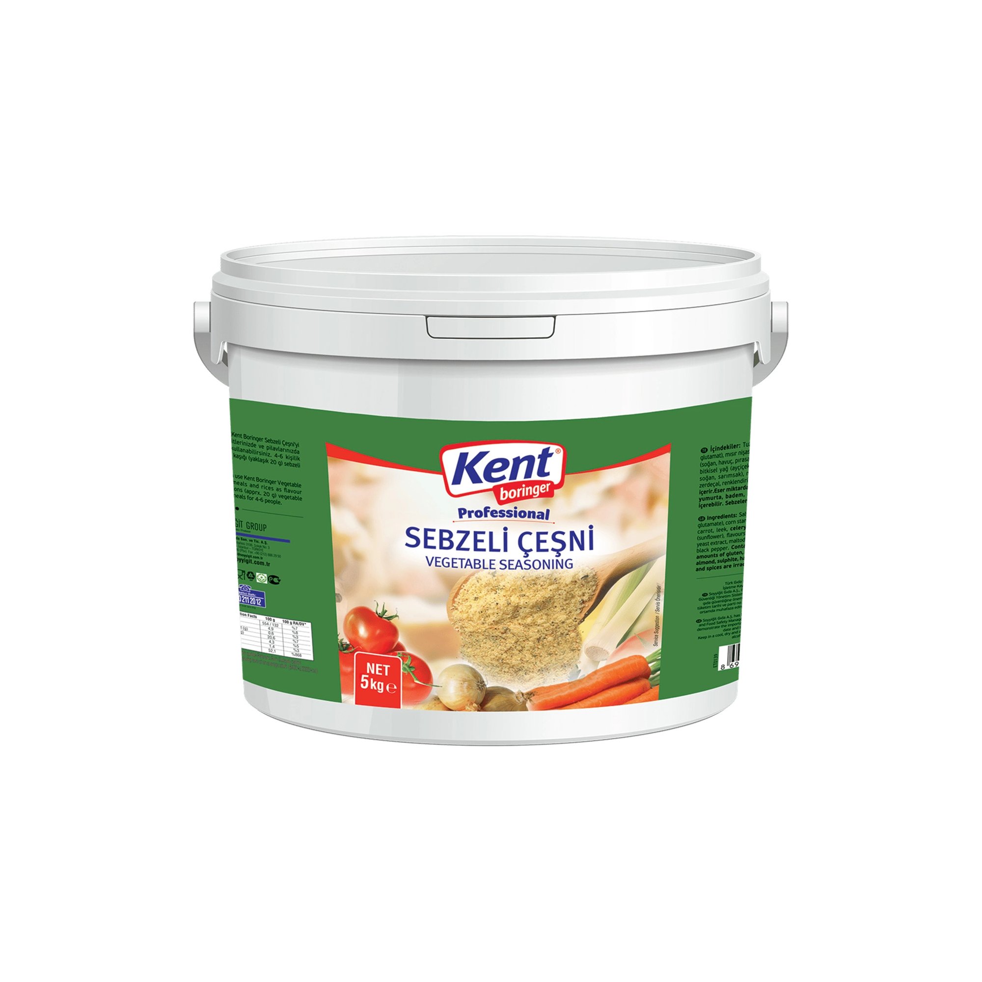 KENT SEBZELİ ÇEŞNİ 5 KG - KENT - EDT3768 - EDT İstanbul