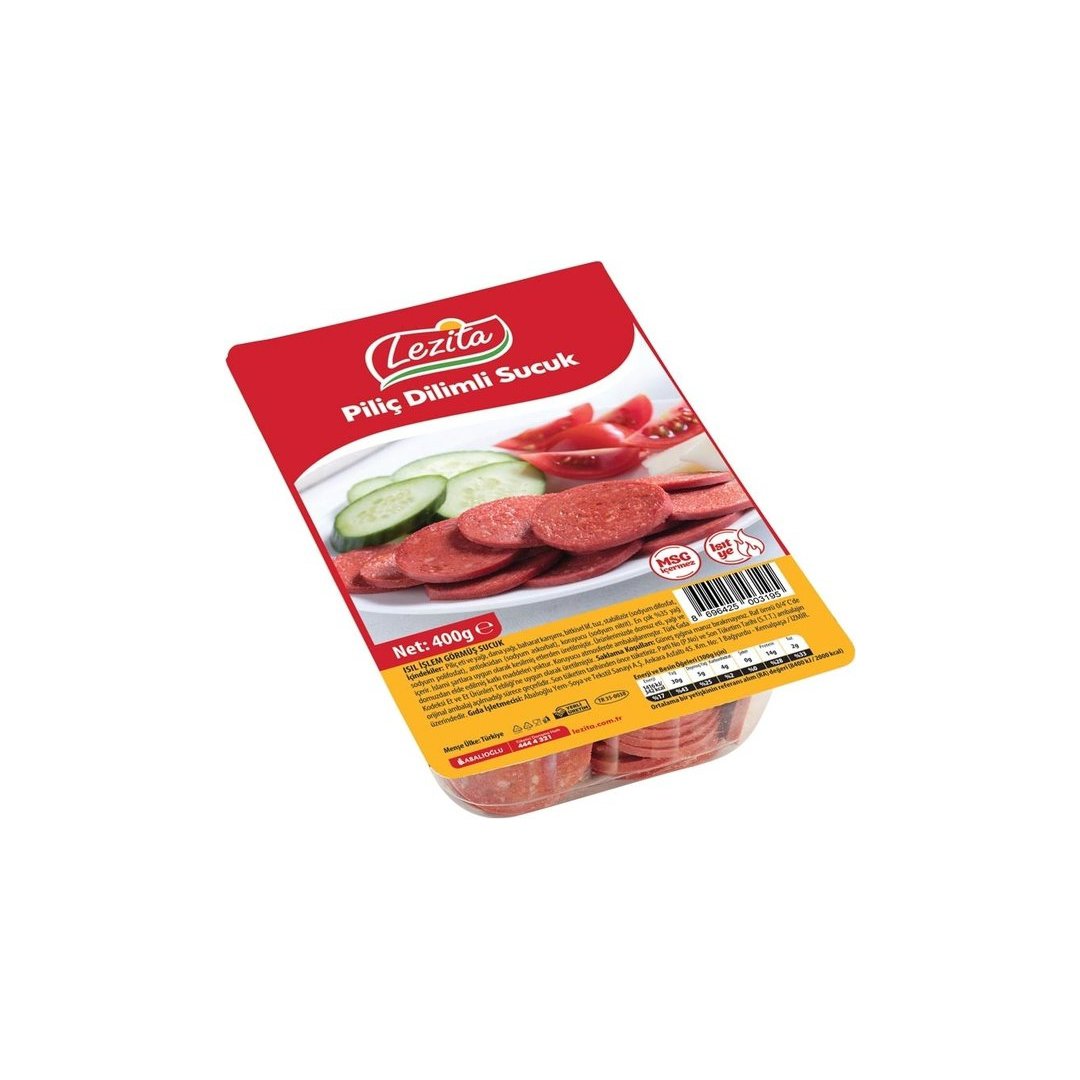LEZİTA PİLİÇ SUCUK DİLİMLİ 400 GR*8 - LEZİTA - EDT2849 - EDT İstanbul