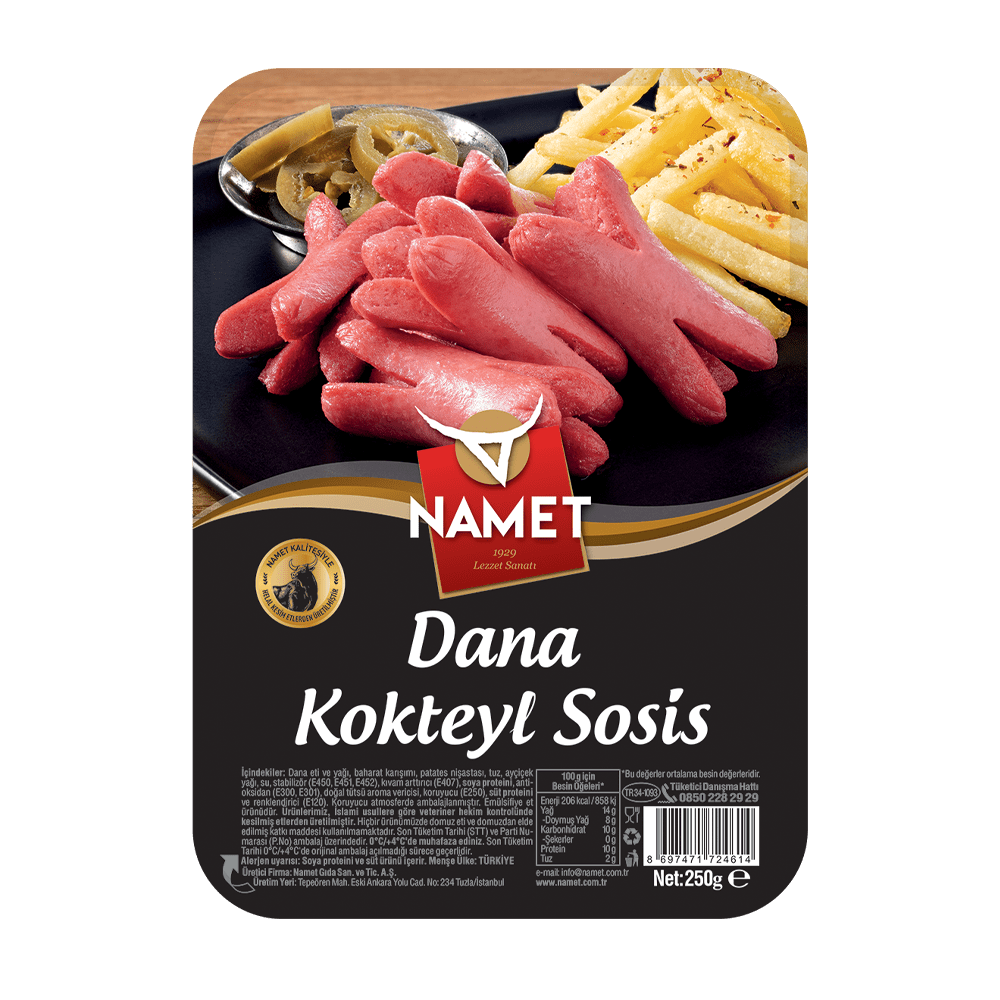 NAMET DANA SOSİS 500 GR KOKTEYL BİSTRO*20 - NAMET - EDT0773 - EDT İstanbul