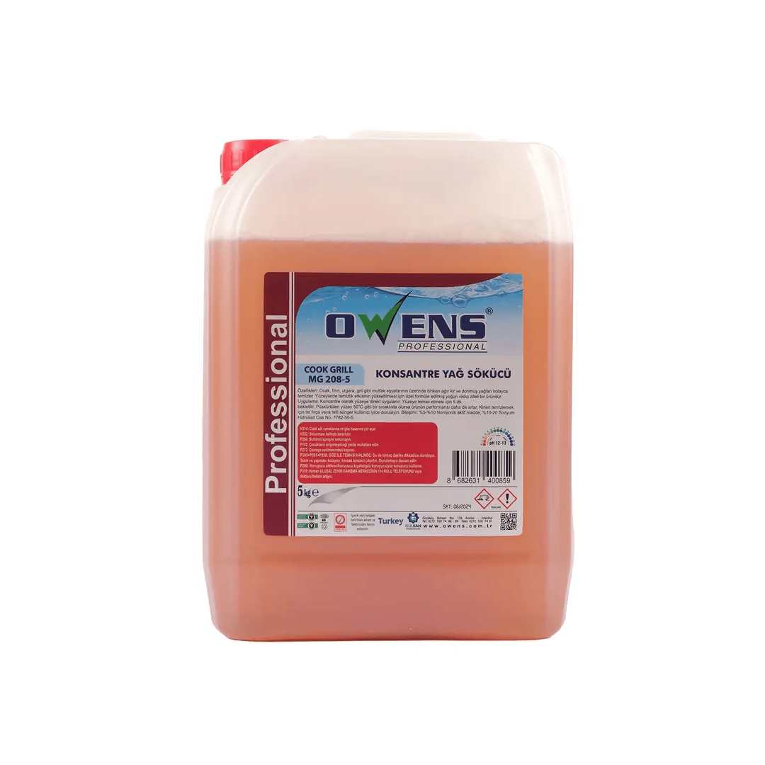 OWENS YAĞ ÇÖZÜCÜ 5 LT FIRIN VE IZGARALAR İÇİN*4 - OWENS - EDT1655 - EDT İstanbul