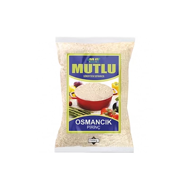 PİRİNÇ OSMANCIK 25 KG MUTLU - EDTİstanbul - EDT3891 - EDT İstanbul
